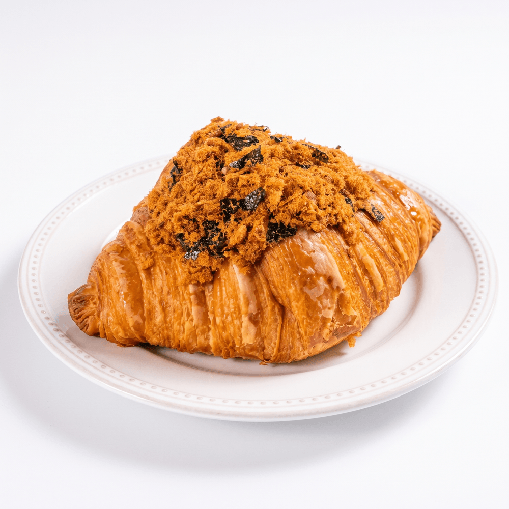 Salted Egg Yolk & Pork Floss Croissant