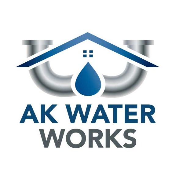 AK Water Works Plumbing &amp; Drain Logo