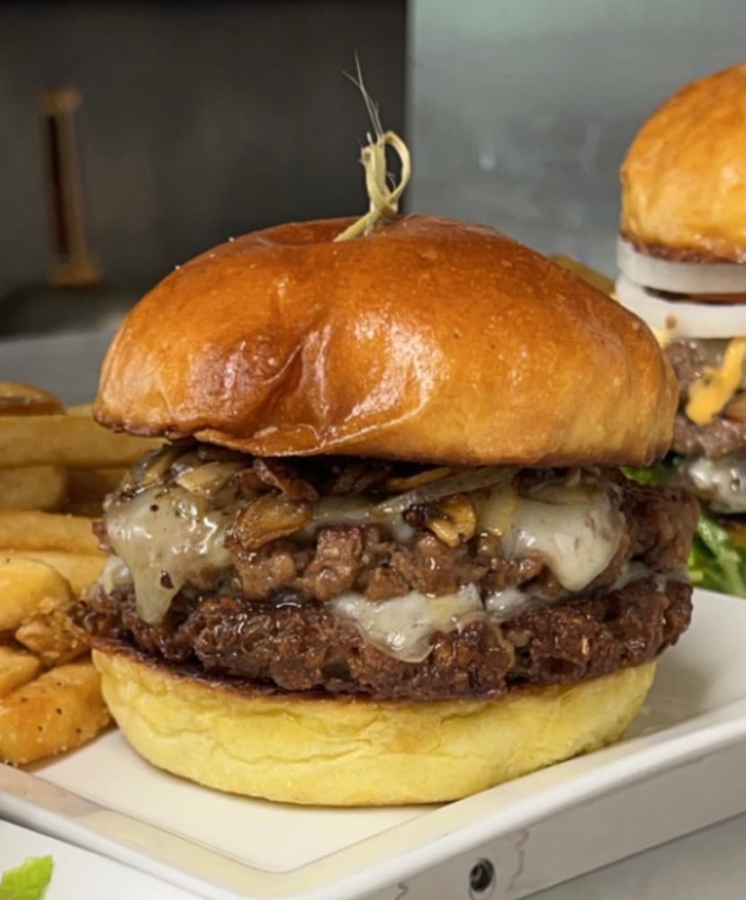 Mushroom & Swiss Burger