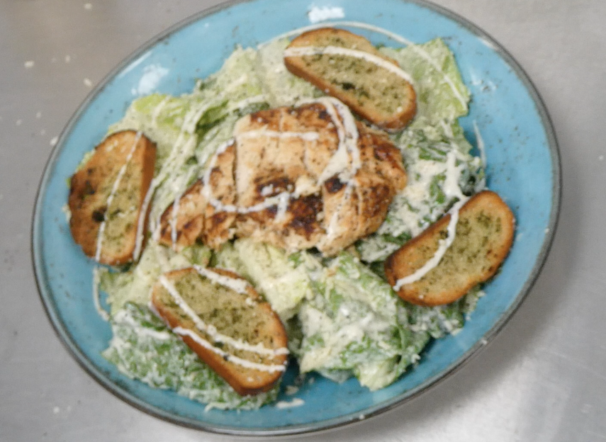 Lemon & Garlic Chicken Caesar Salad