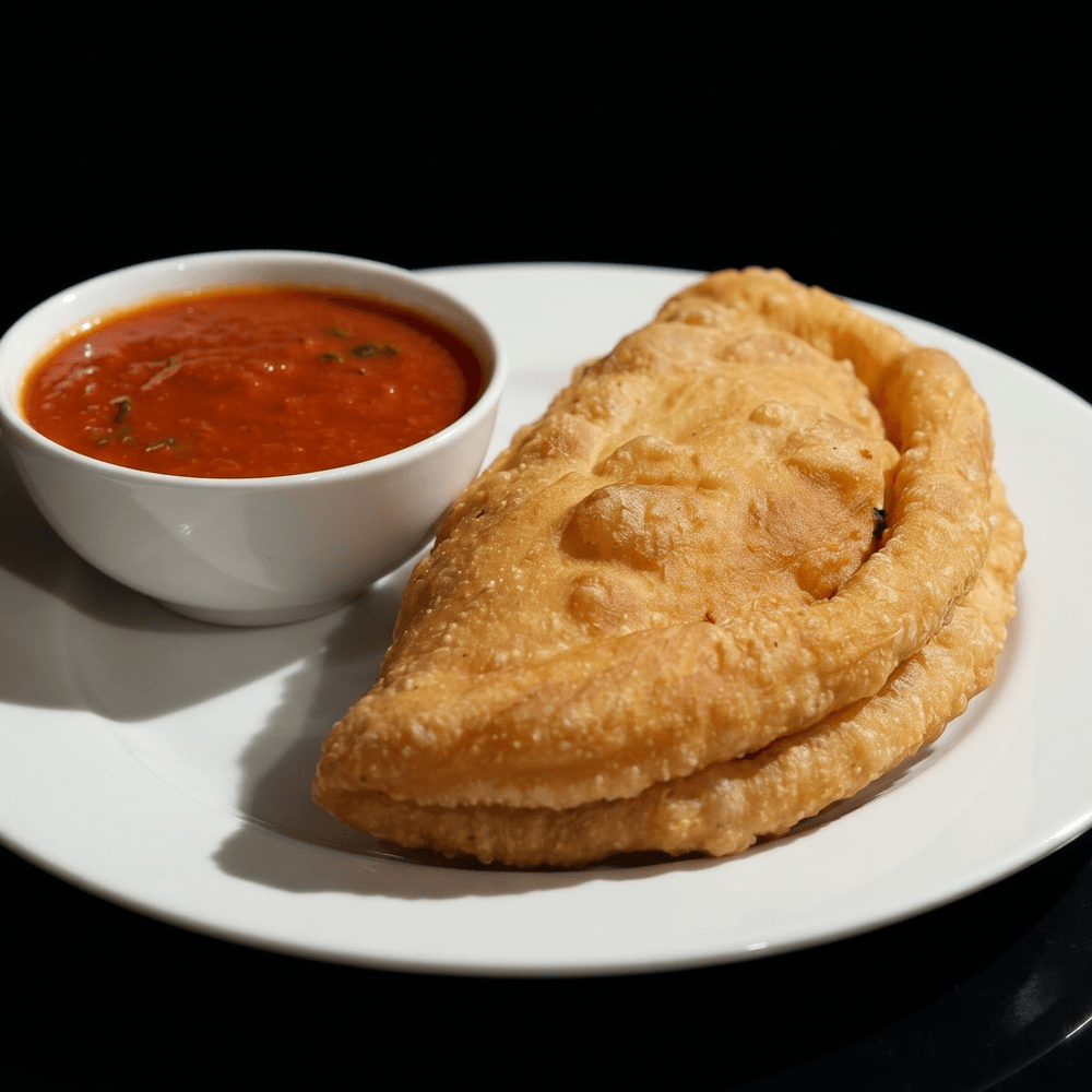 Fried 4 cheese calzone