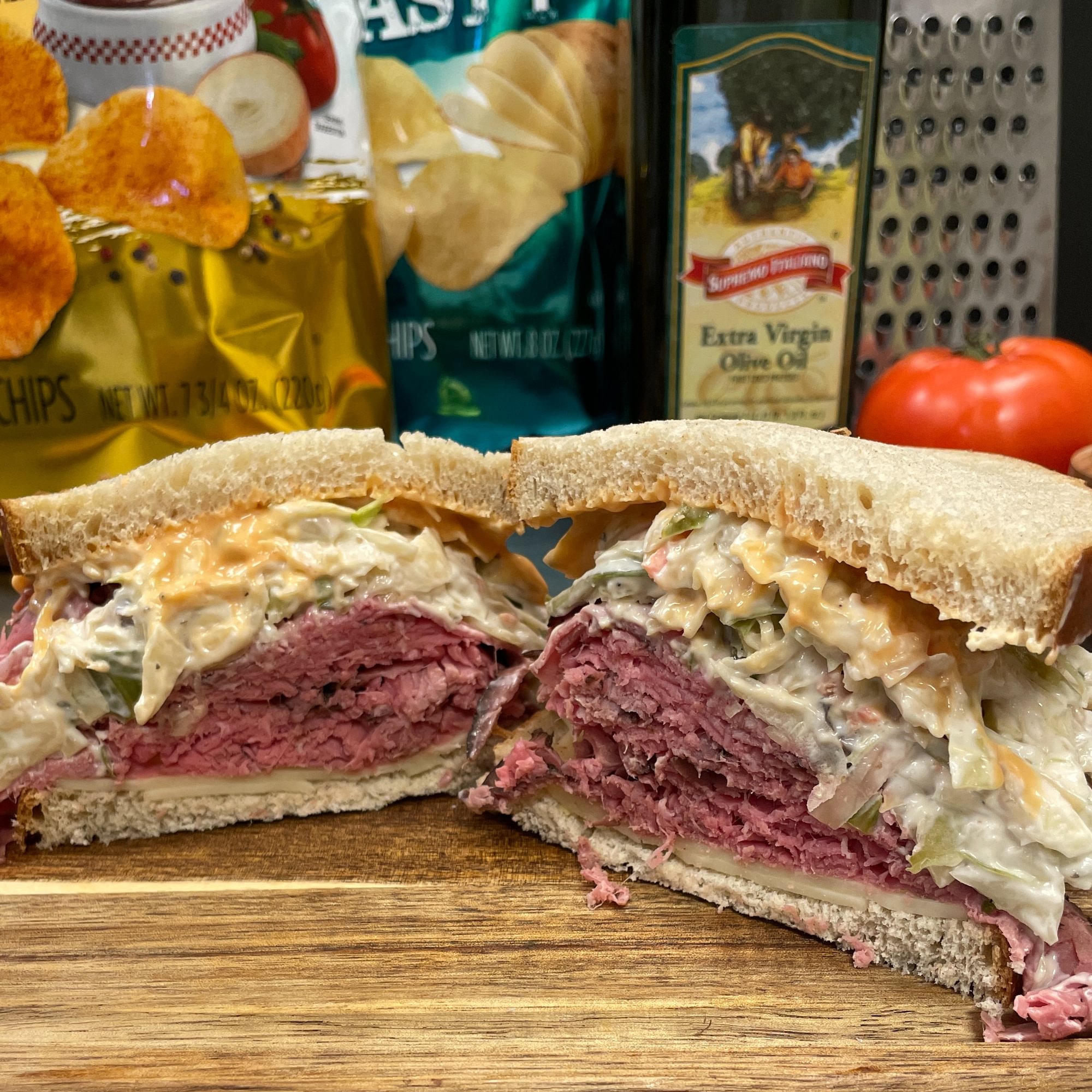 Roast Beef and Swiss Sloppy Joe