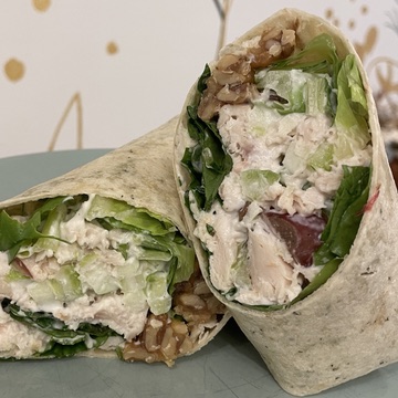 Waldorf Chicken Salad Wrap