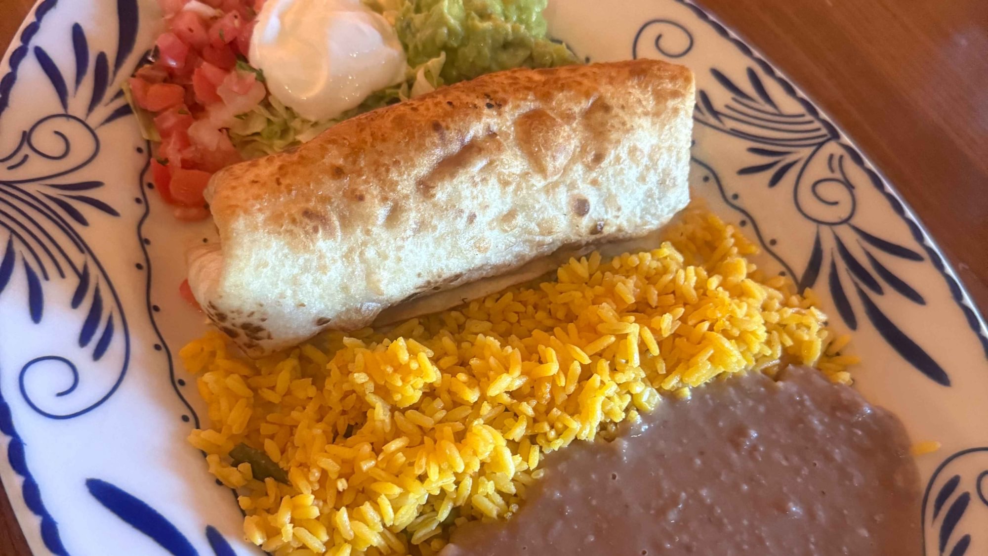 Seafood Chimichanga