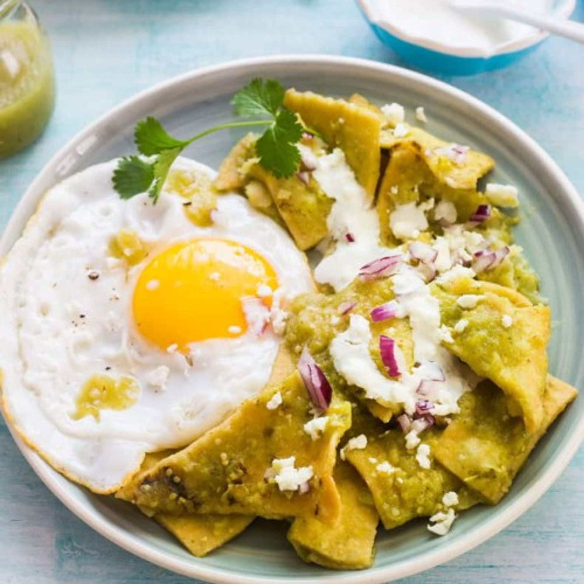 Chilaquiles con Huevos