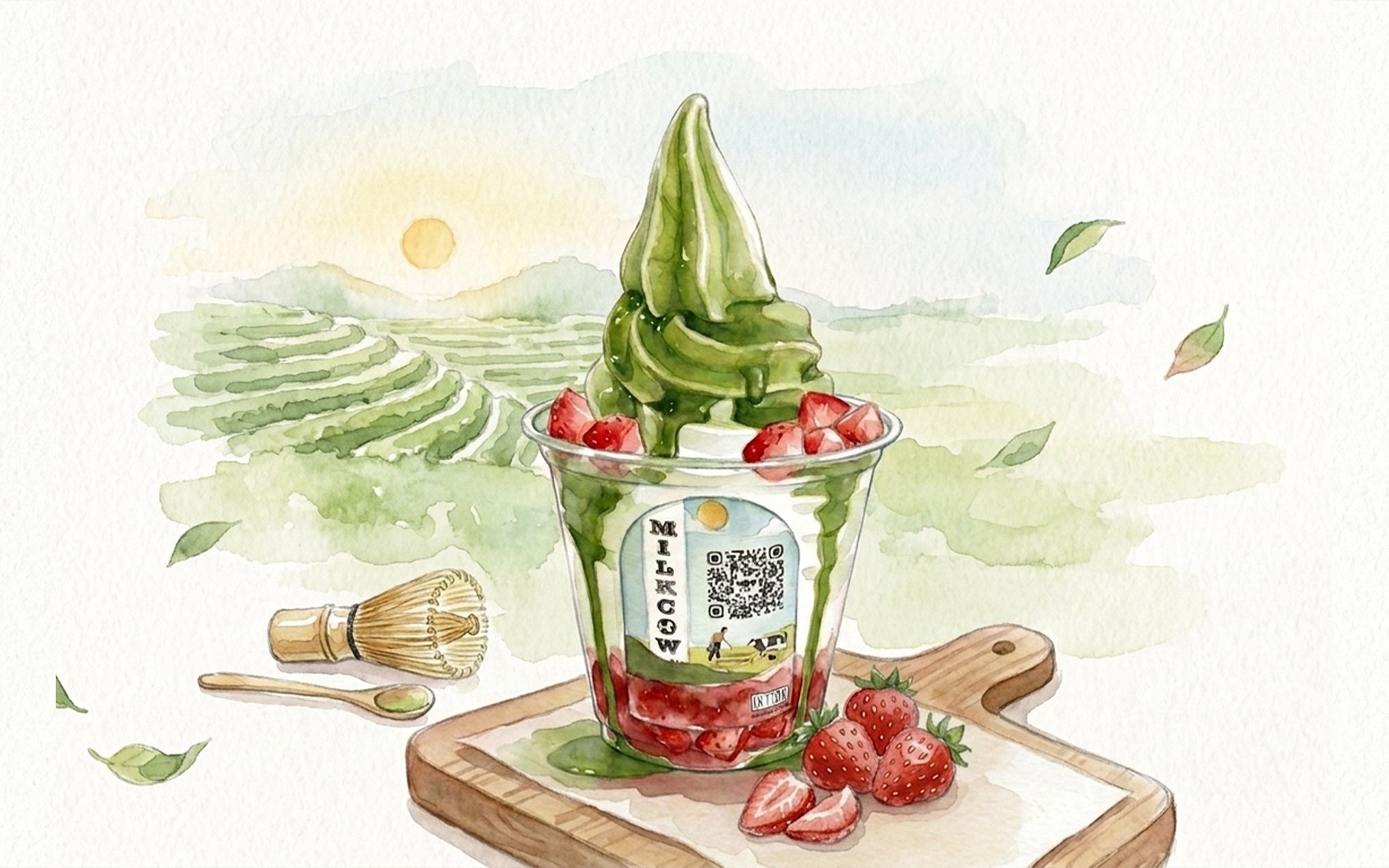 Strawberry Matcha