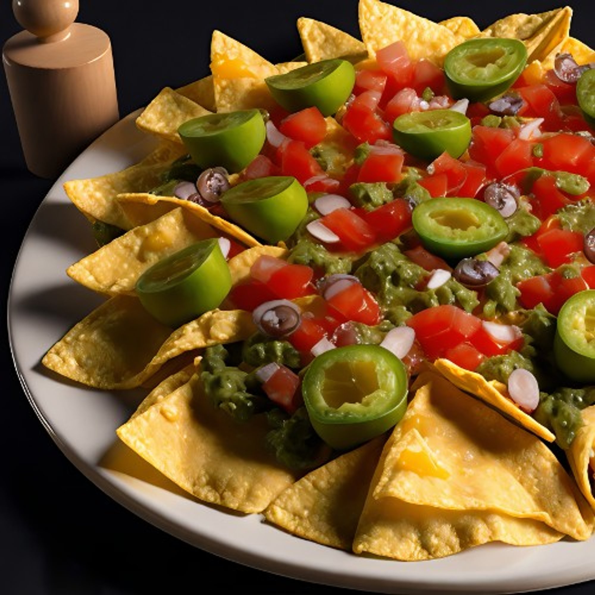 Queso Y Jalapenos Nachos