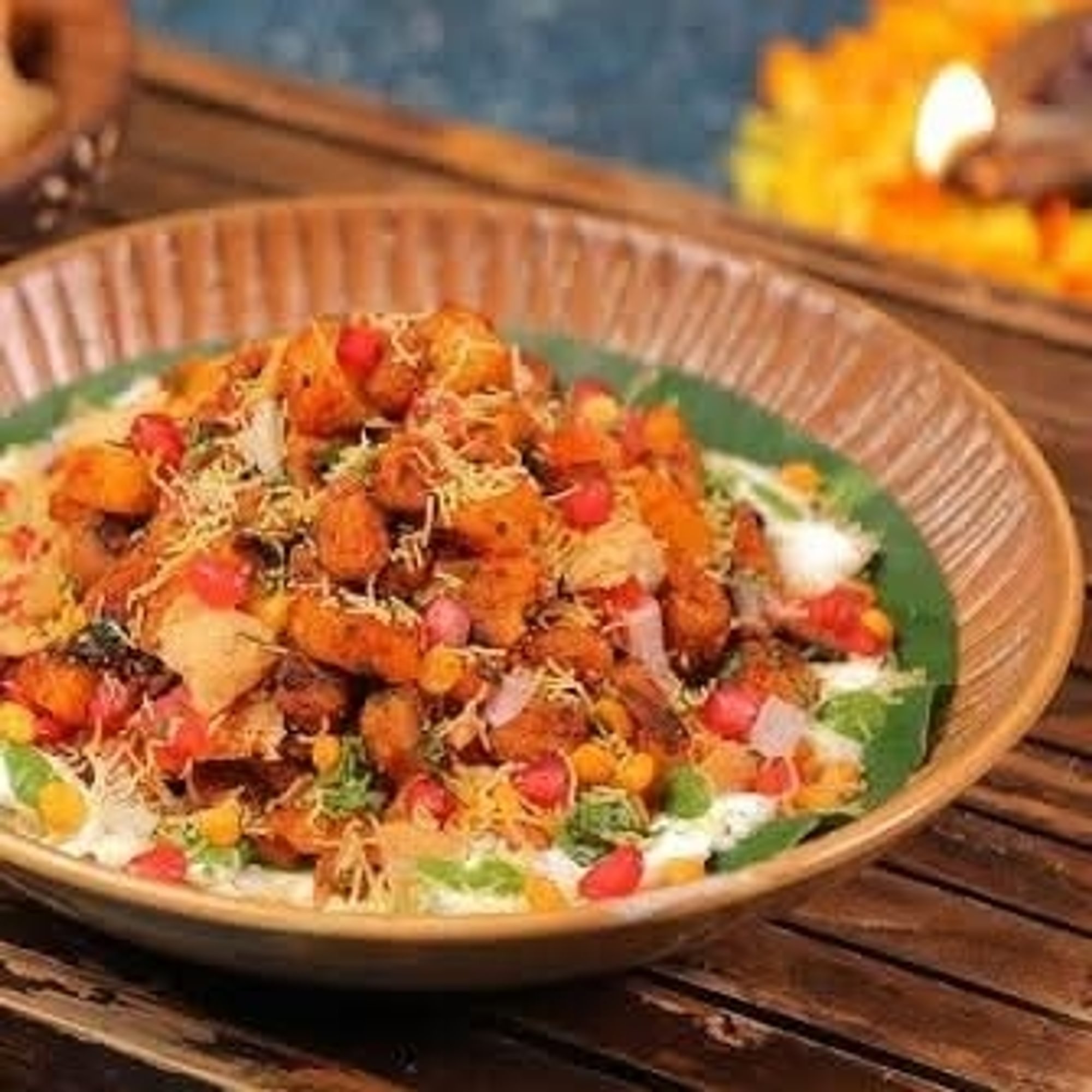 Soya Chunk Tava Chaat
