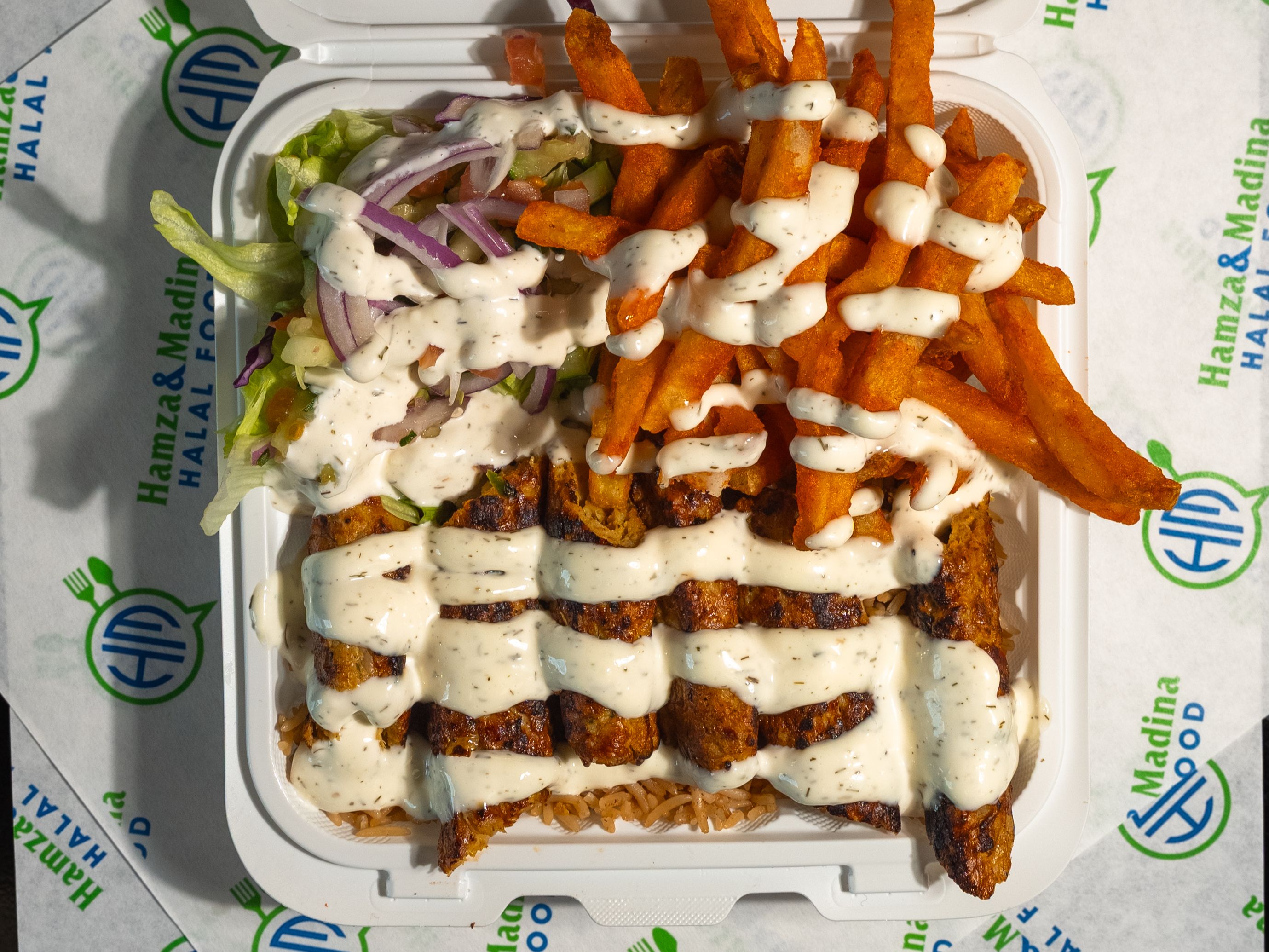 Kofta Kabab Over Rice