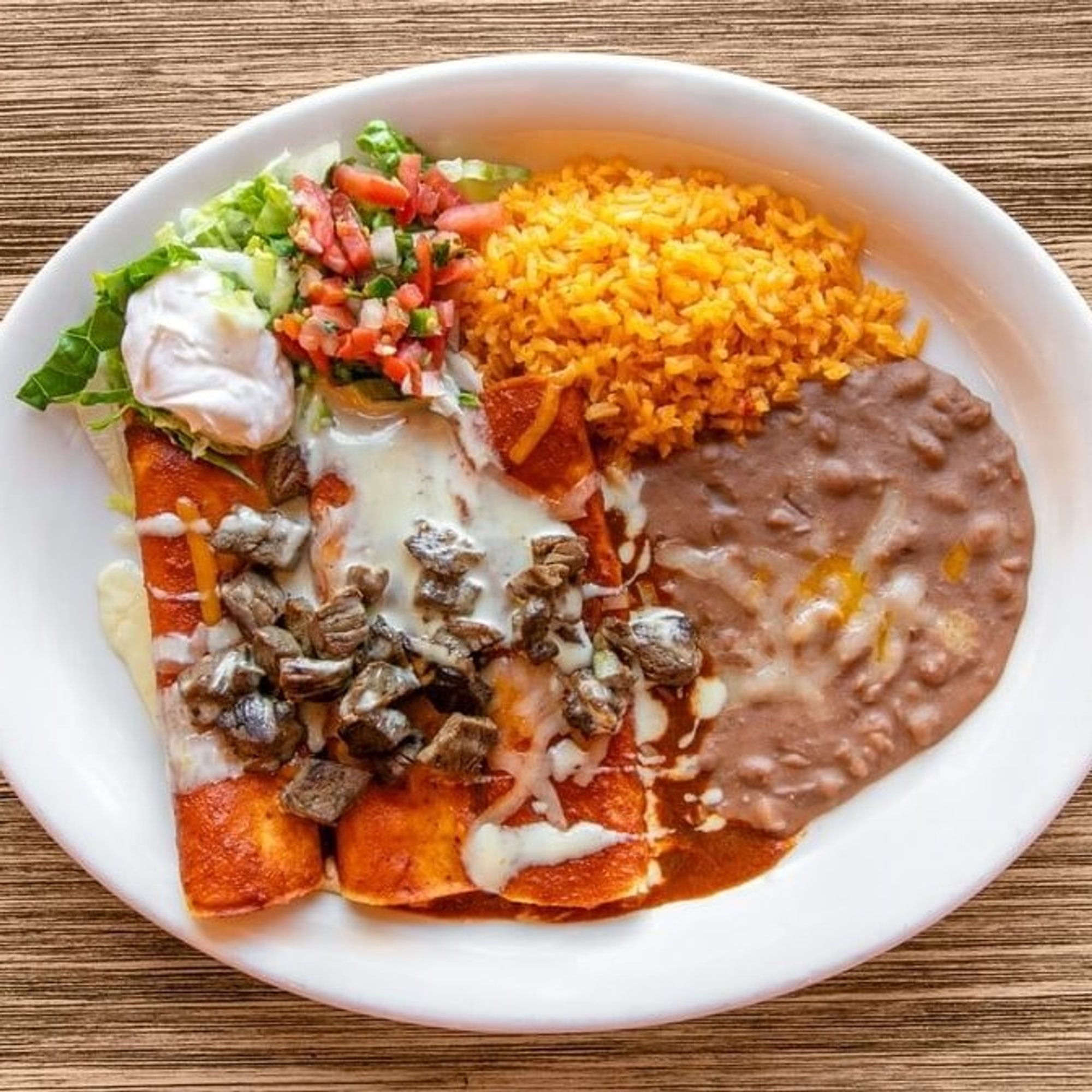 Enchiladas Al Carbon