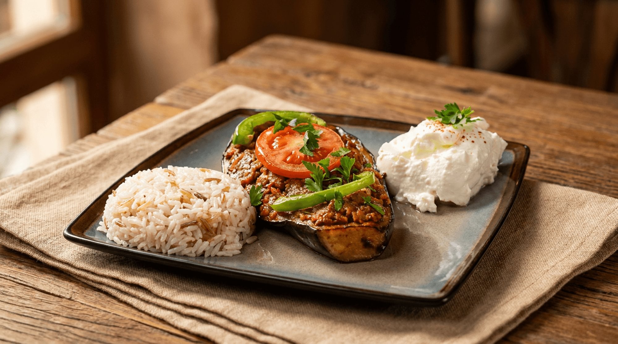 Karniyarik/Stuffed Eggplant