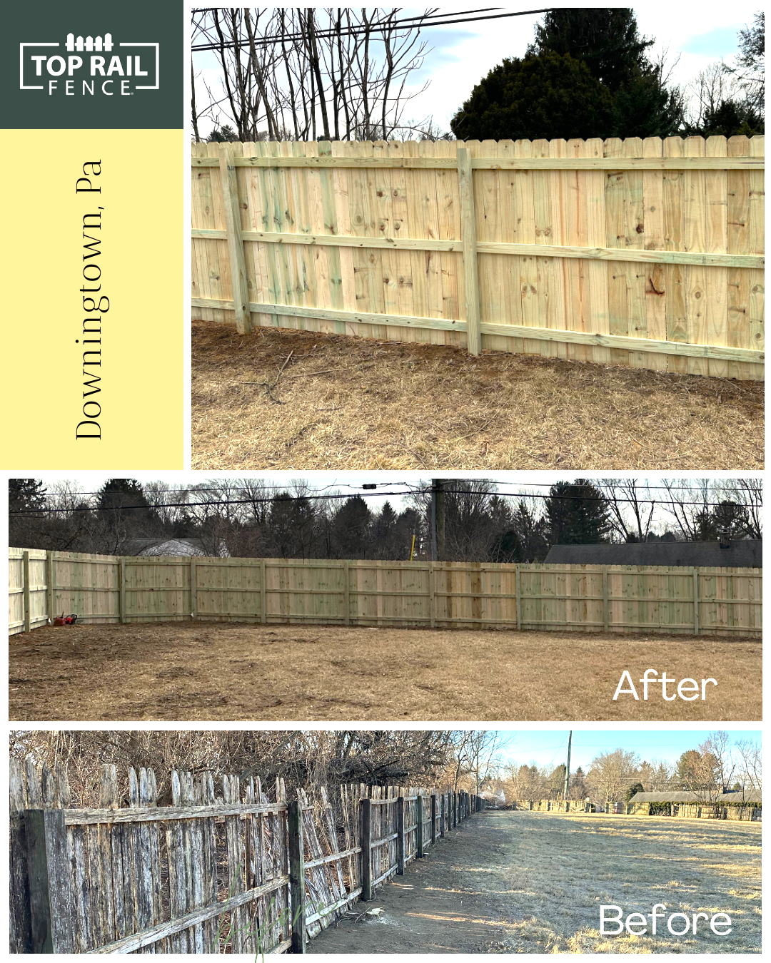 Top Rail Fence Phoenixville Image