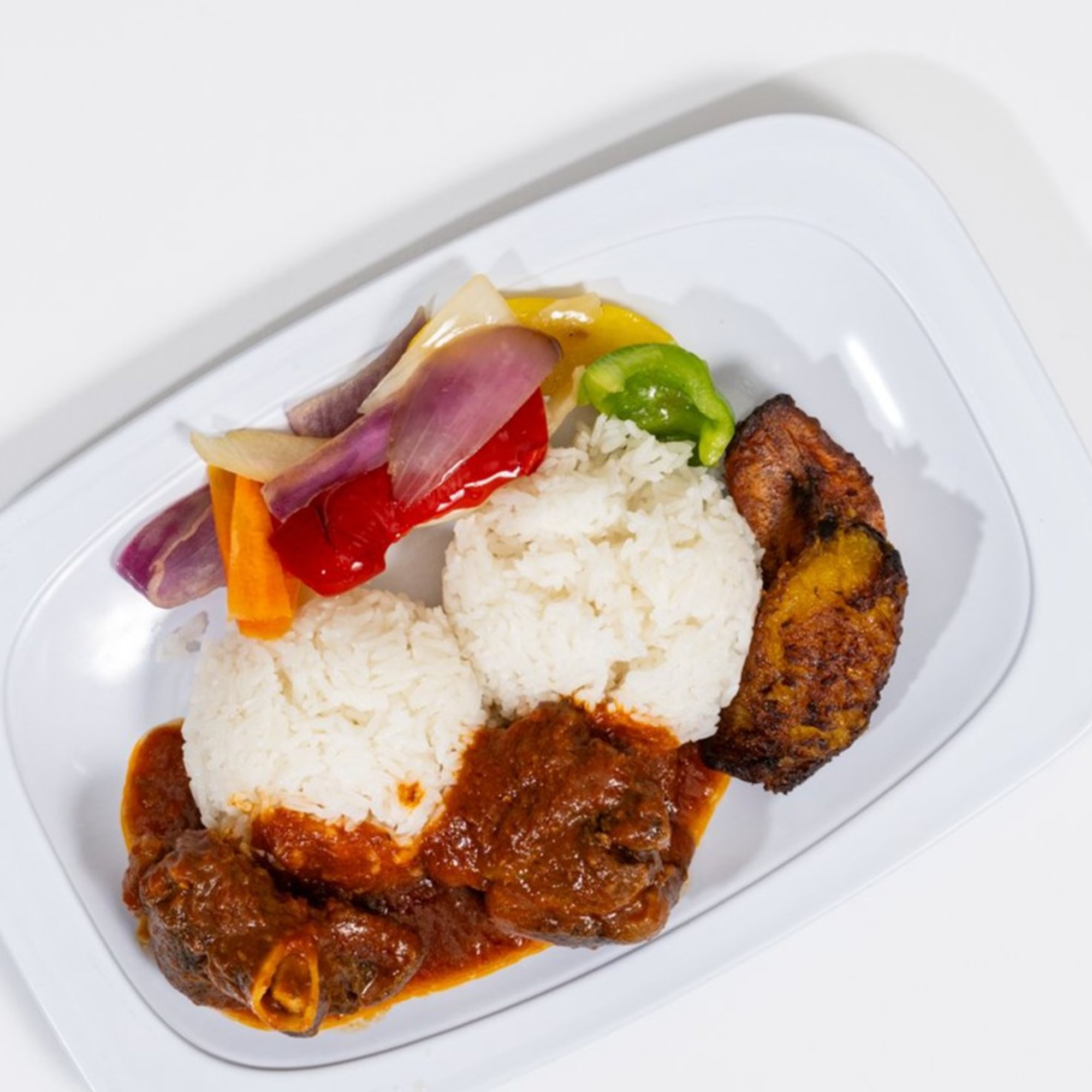 Jasmine Rice/Goat Stew
