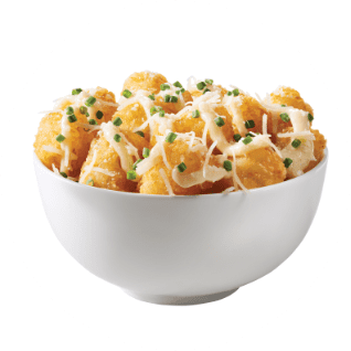 Garlic, Cheese & Chive Tots