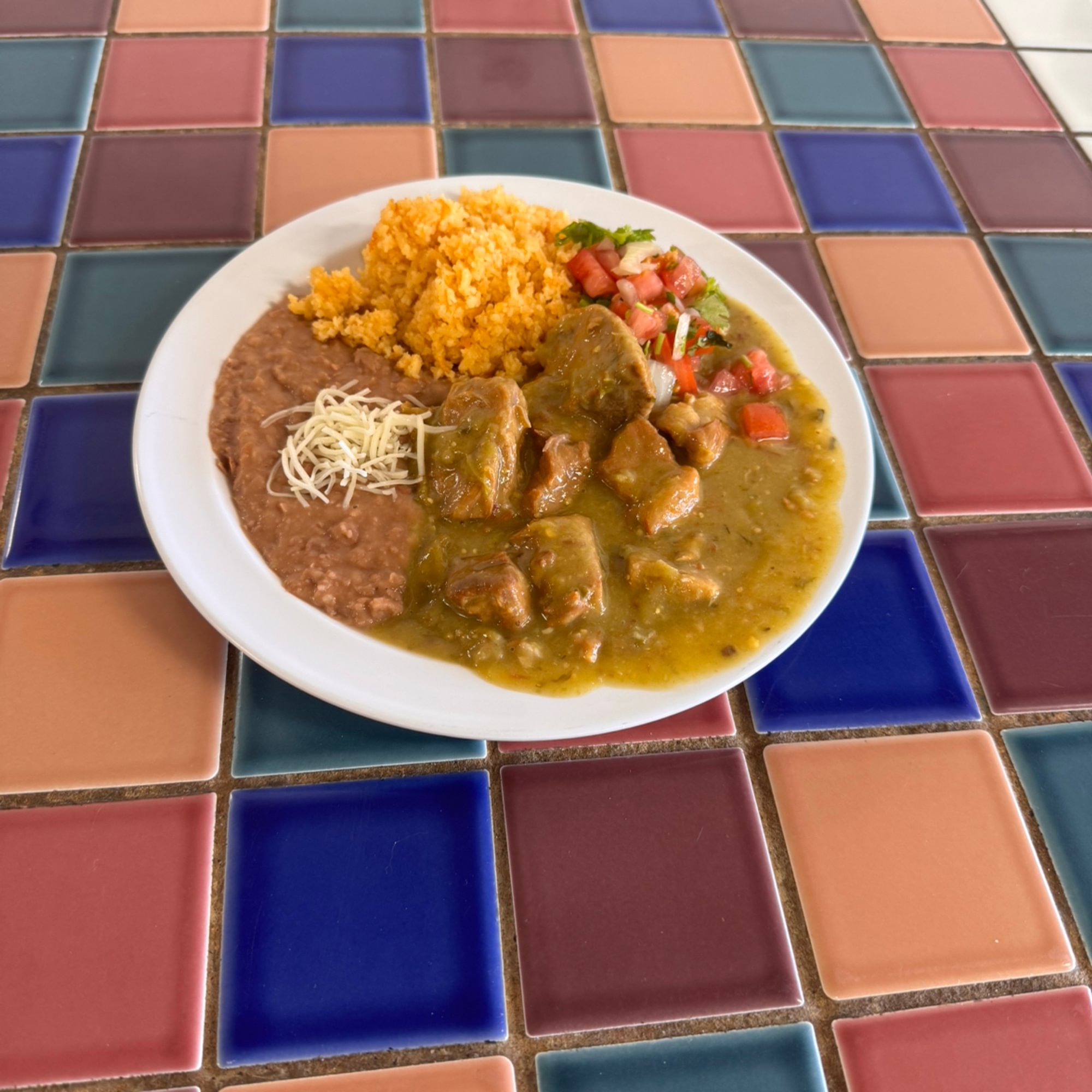 #13 Chile Verde Dinner