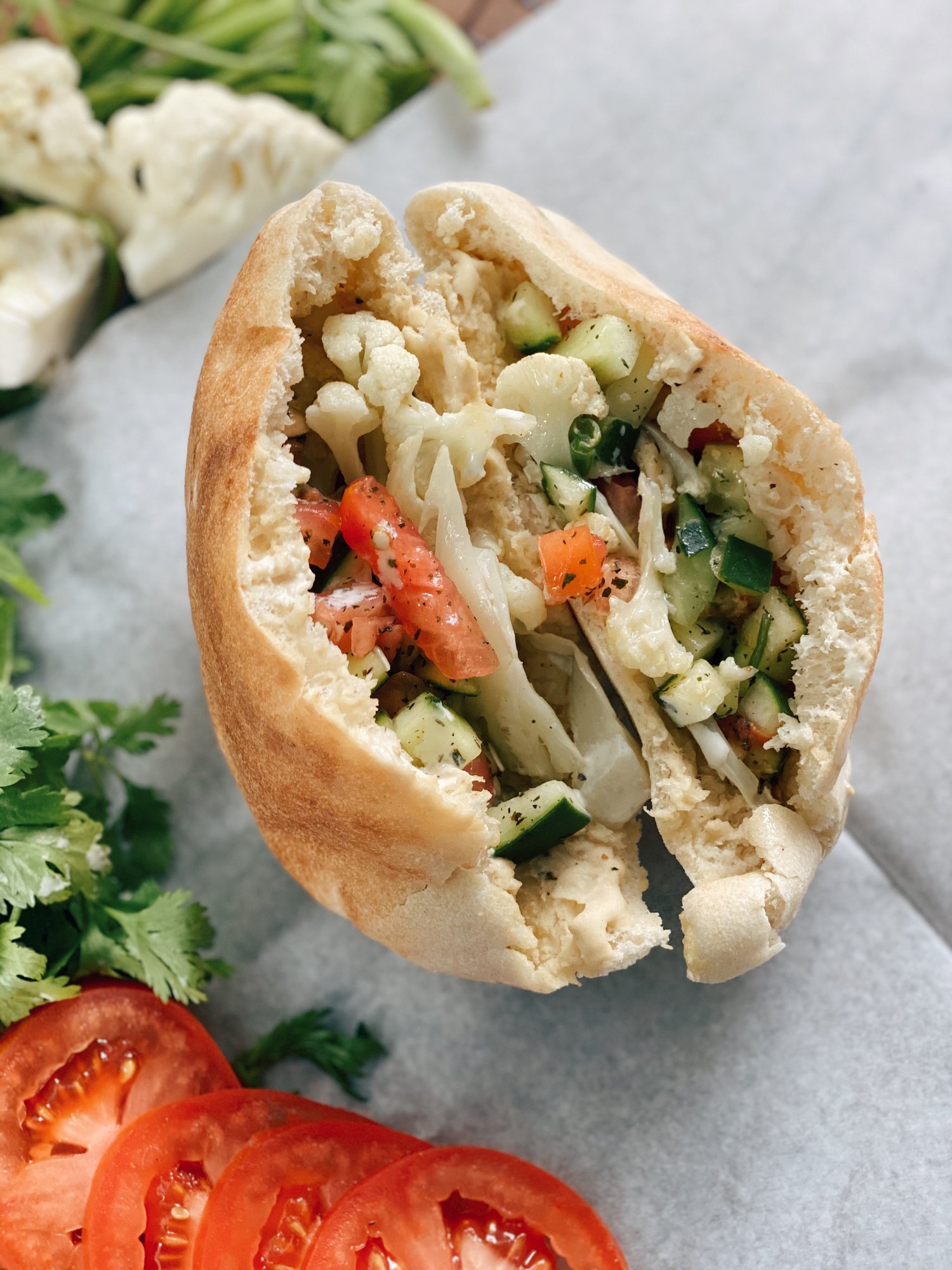 Cauliflower Sandwich