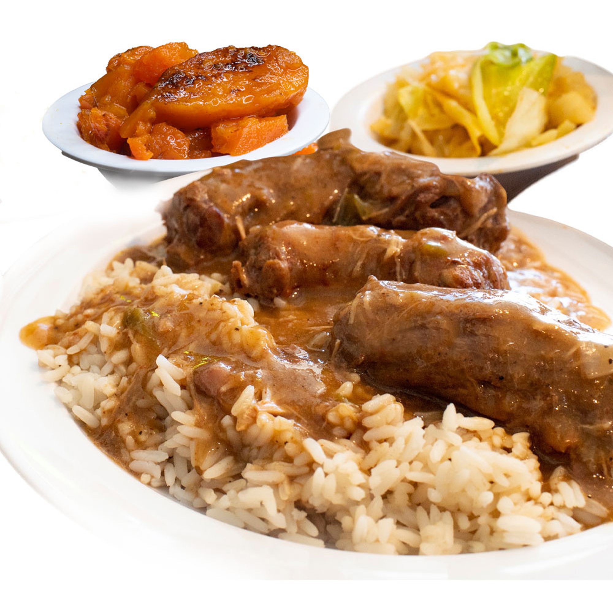 Turkey Necks with Three Sides