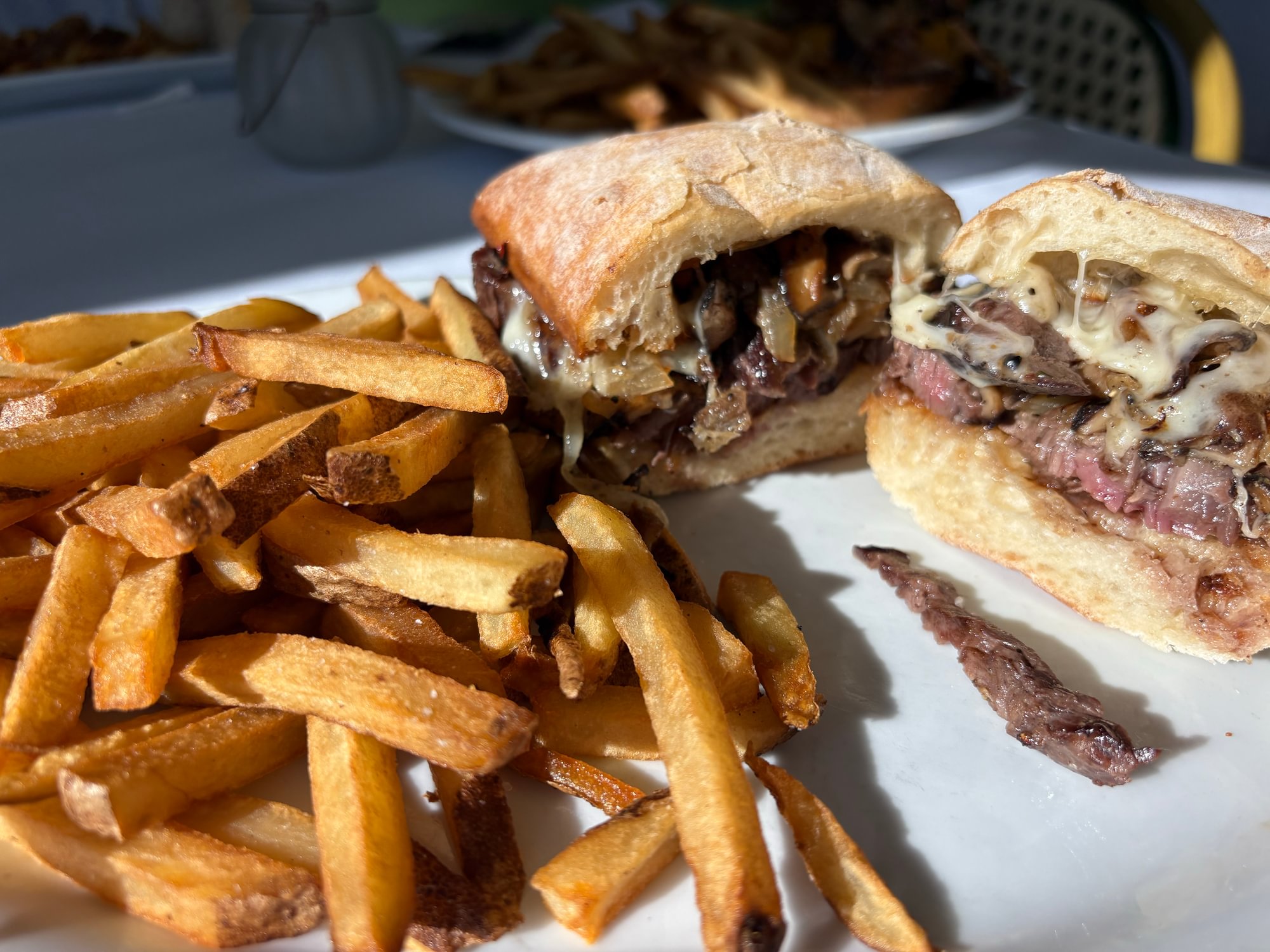 Sliced Steak Melt Sandwich