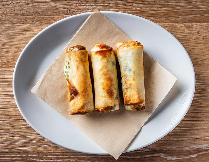 Cheese & Parsley Spring Rolls