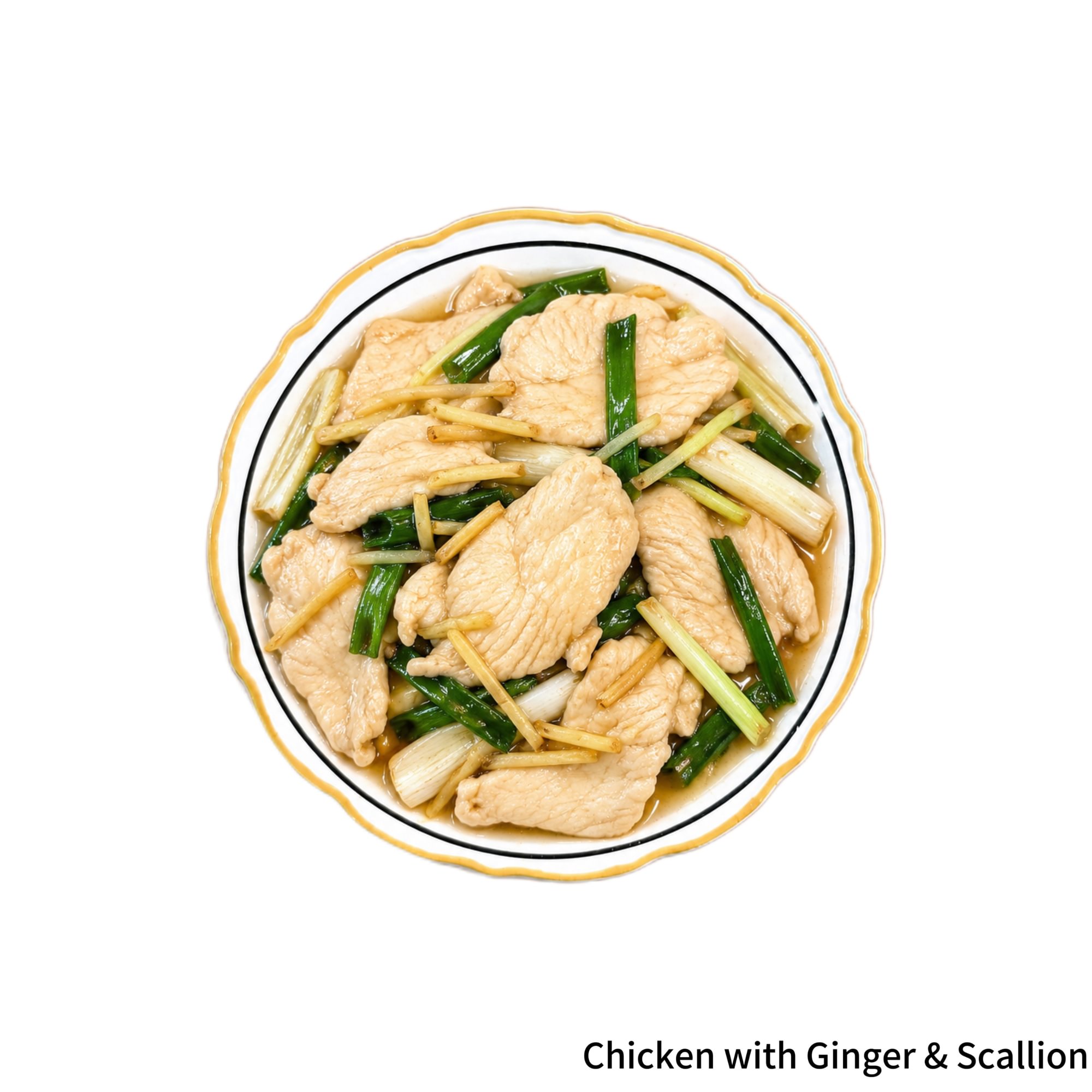 Chicken with Ginger & Scallion