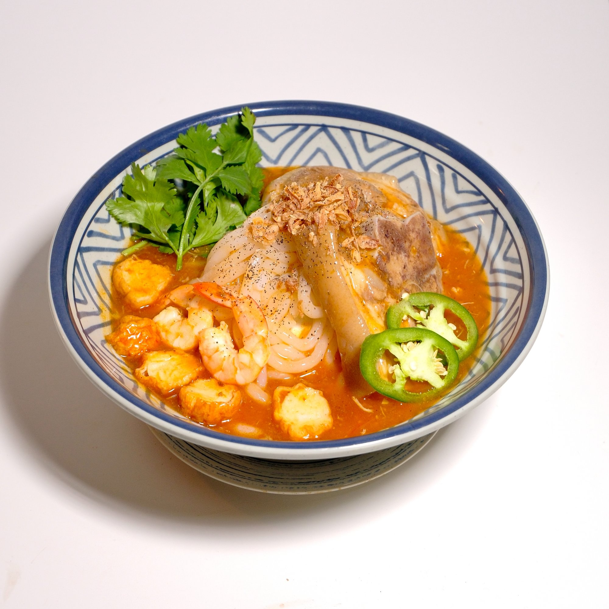 Crab & Shrimp Udon Noodle Soup / Bánh Canh Cua
