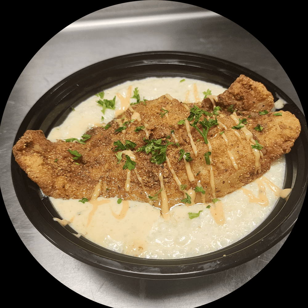 Crispy Catfish & Grits