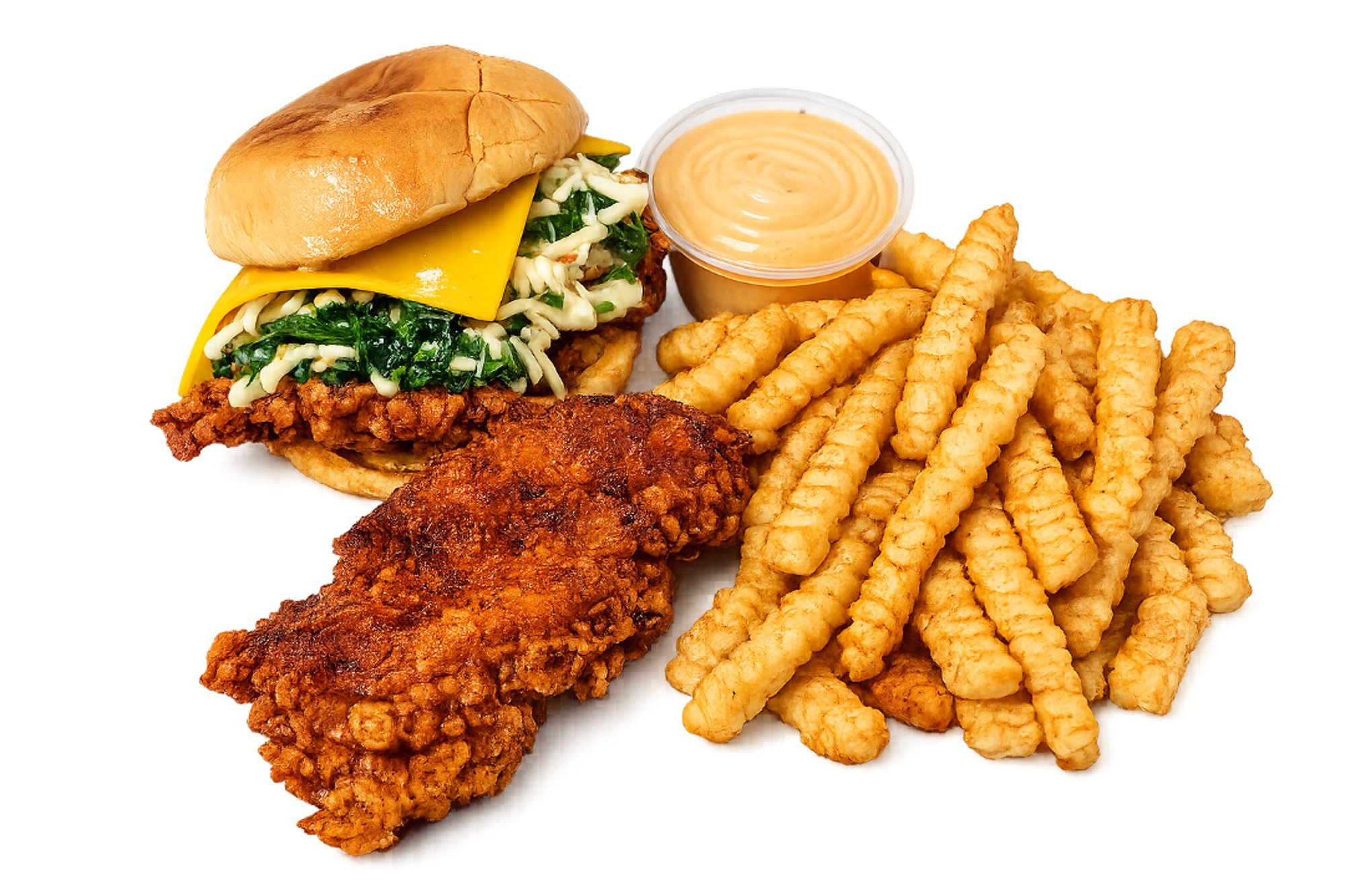 Mu's #4 - 1 Tender + 1 Slider W/ Fries