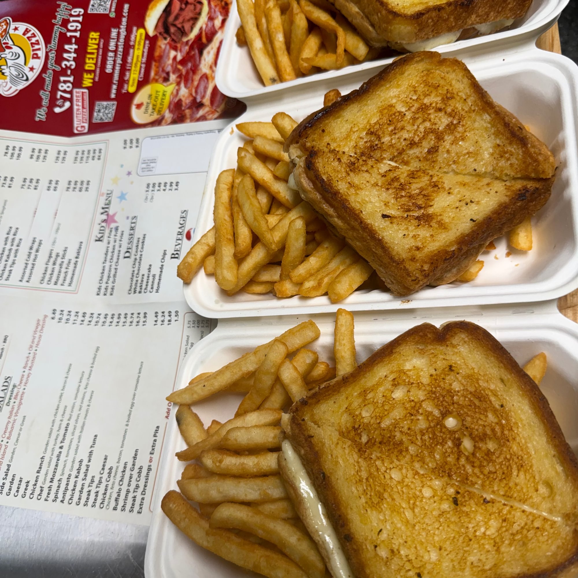 Kids Grilled Cheese with Fries