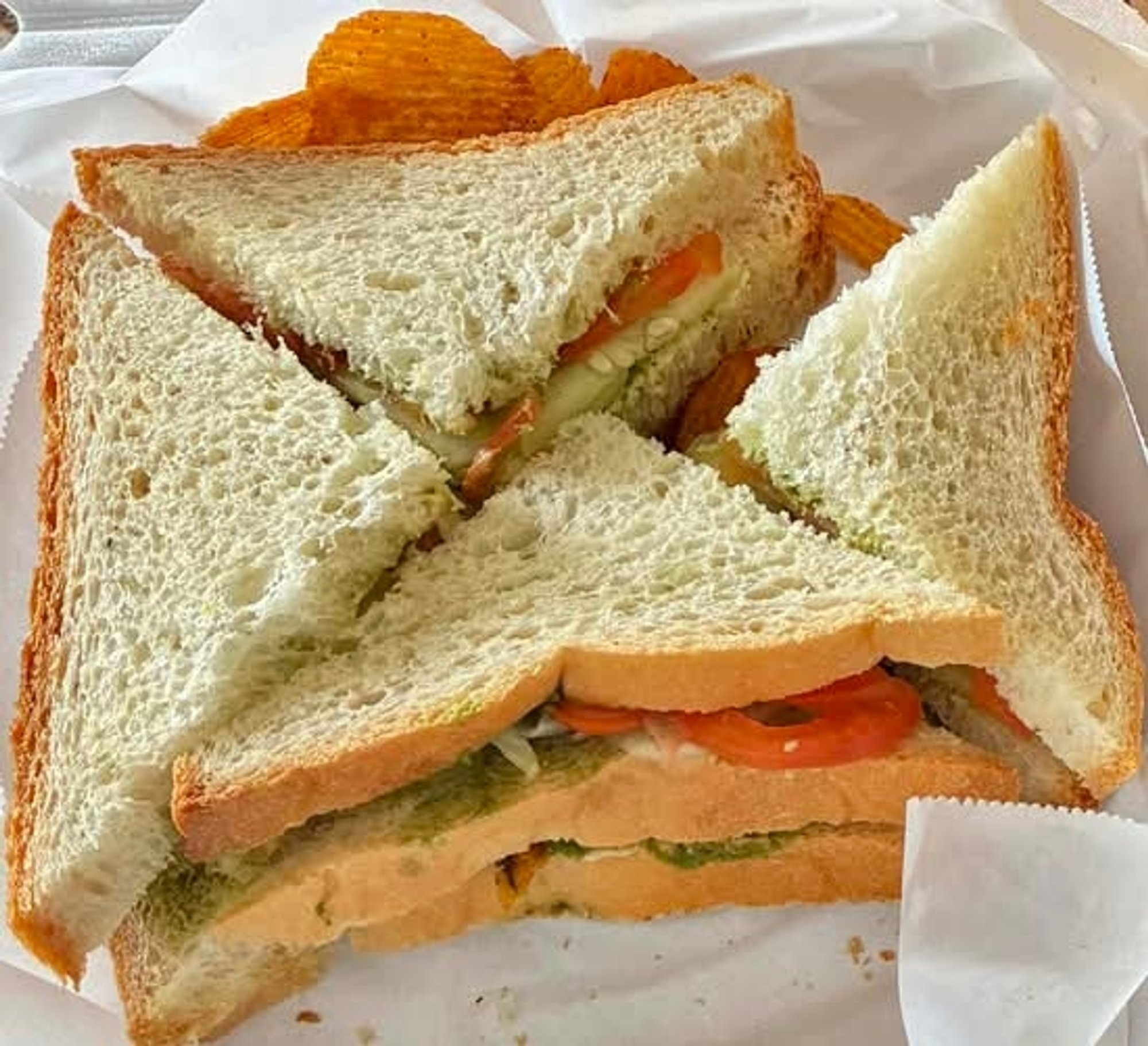 Aloo Veggie Sandwich