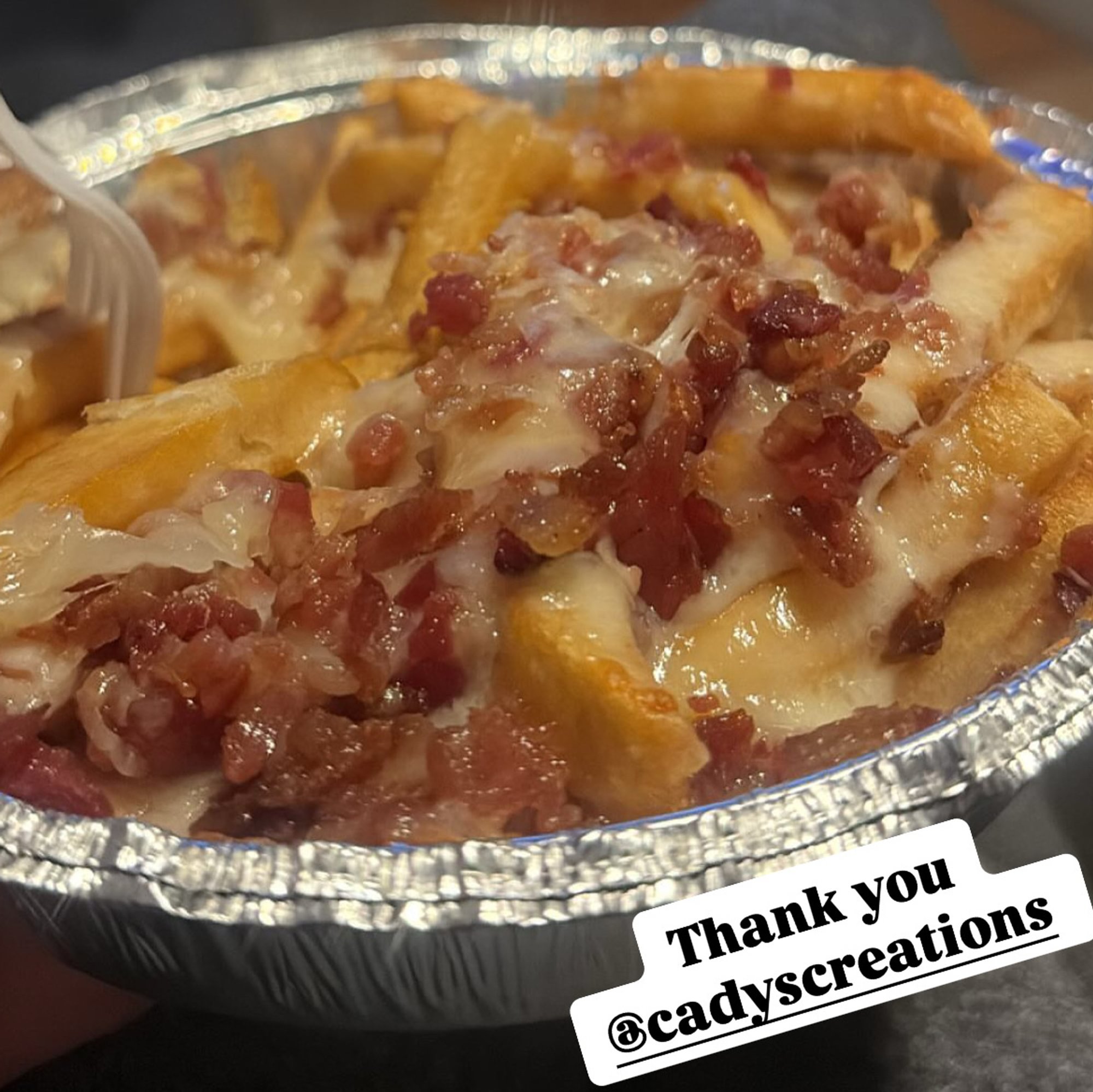 French Fries with Bacon & Cheese