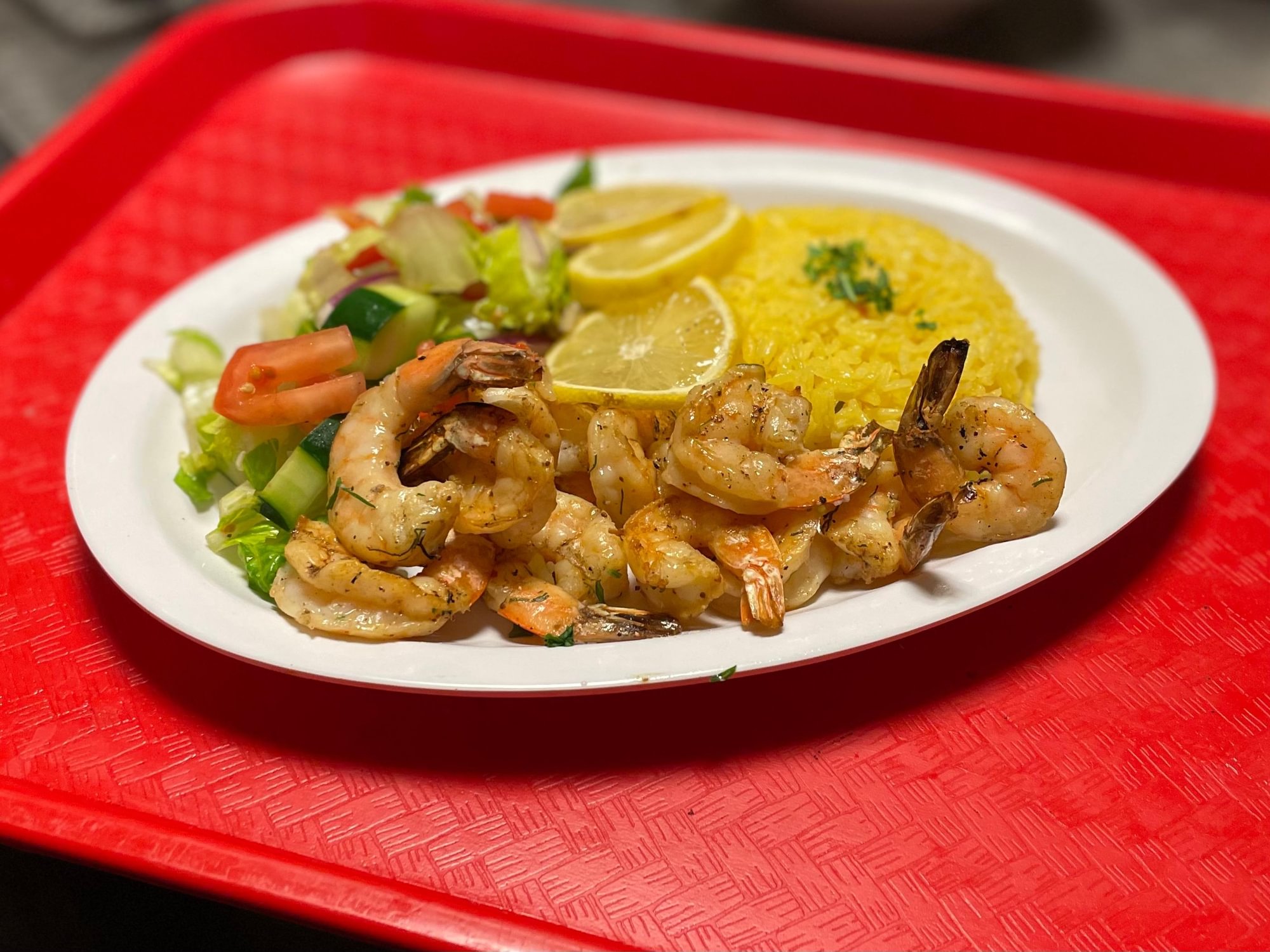 Grilled Shrimp Platter