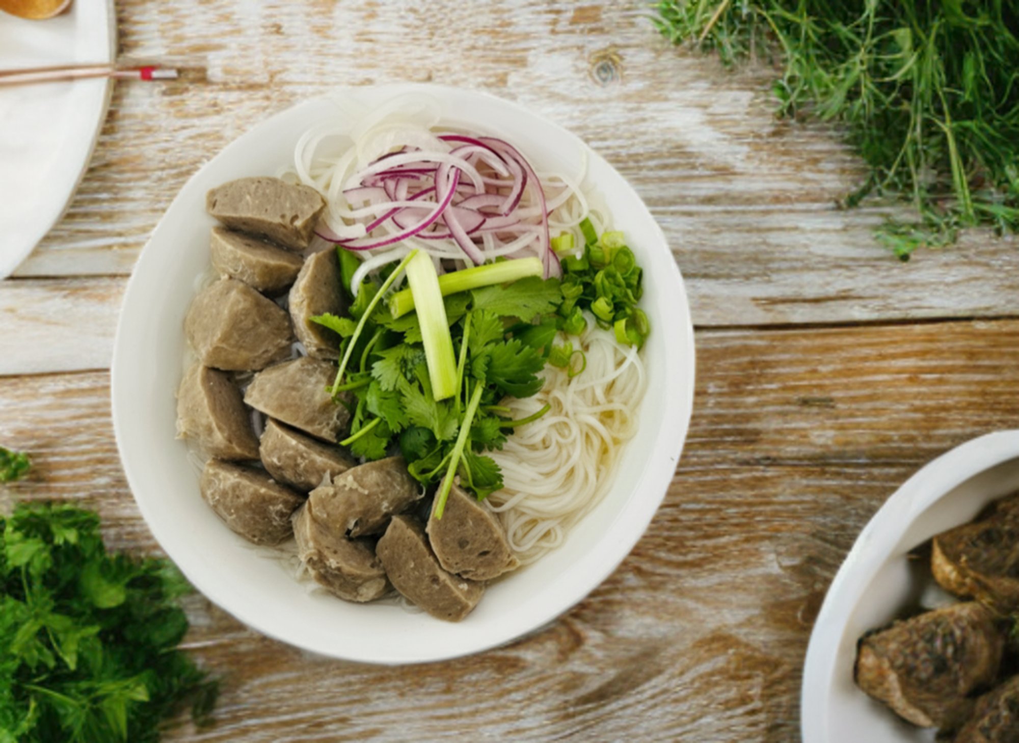 Meatball pho