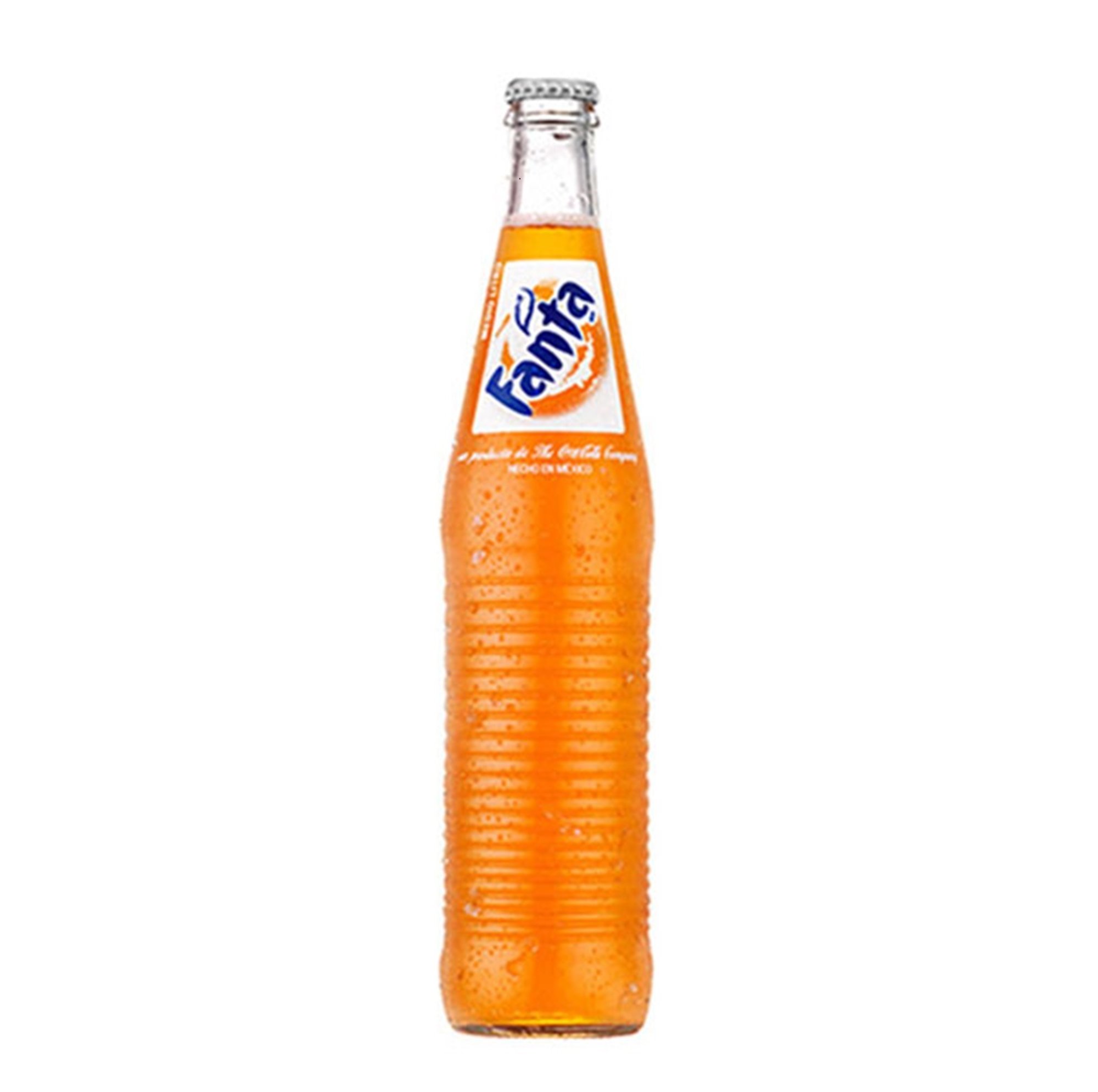 FANTA ORANGE Imported MEXICAN Soda BOTTLE * GLASS * HARD TO FIND *