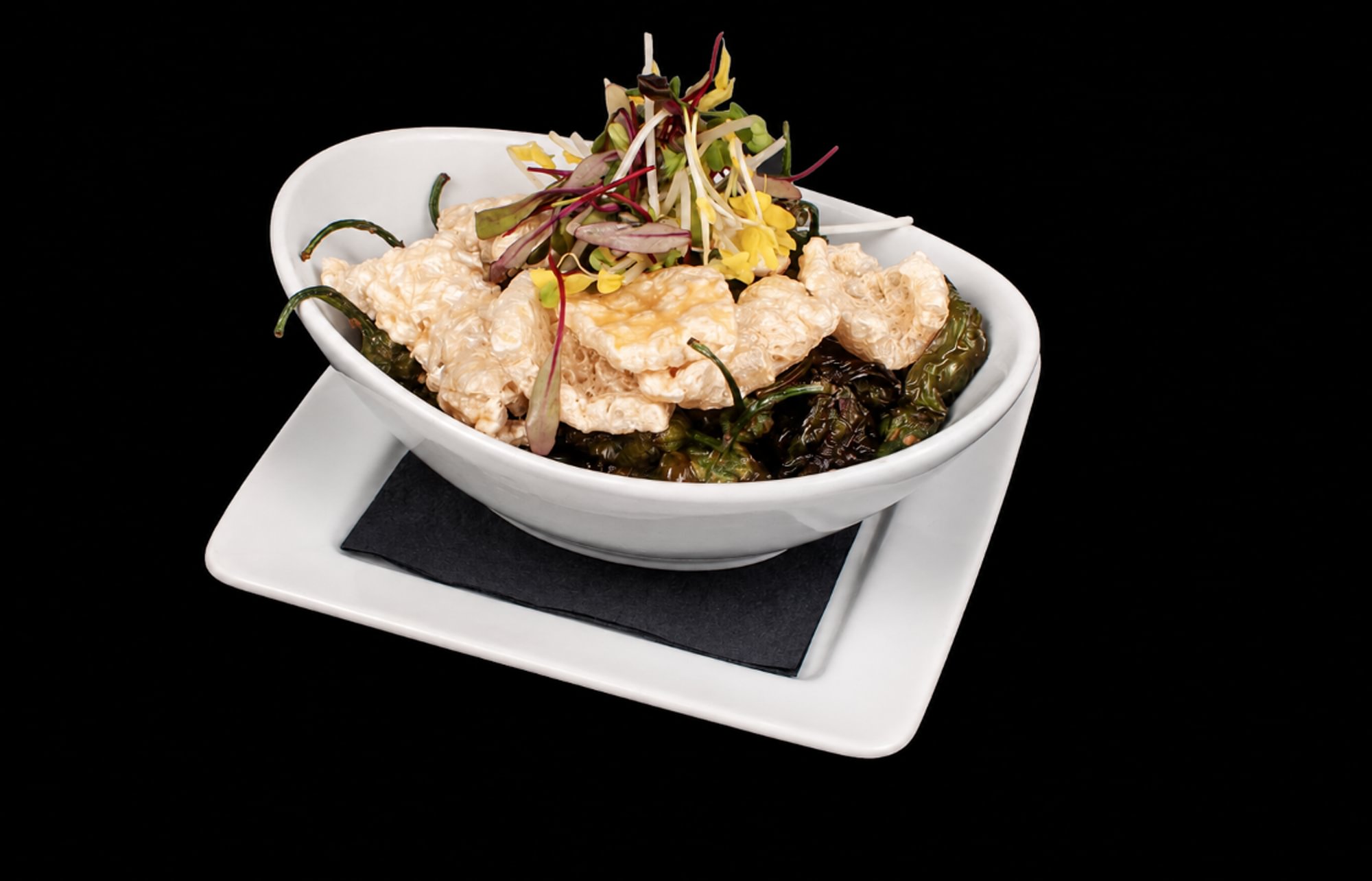 Shishito Peppers & Cracklins