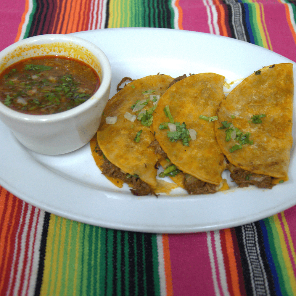New Quesa-Birria Taco with Soup
