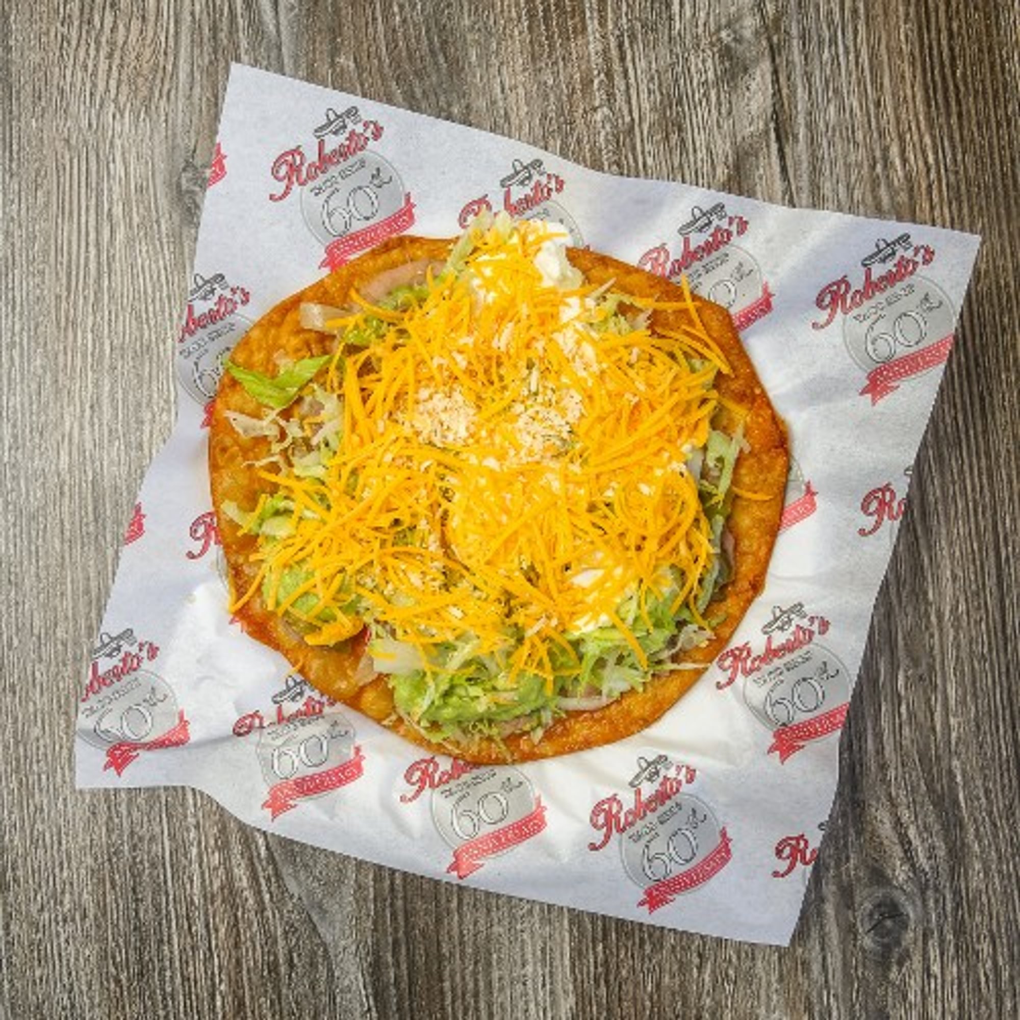 Flying Saucer Tostada