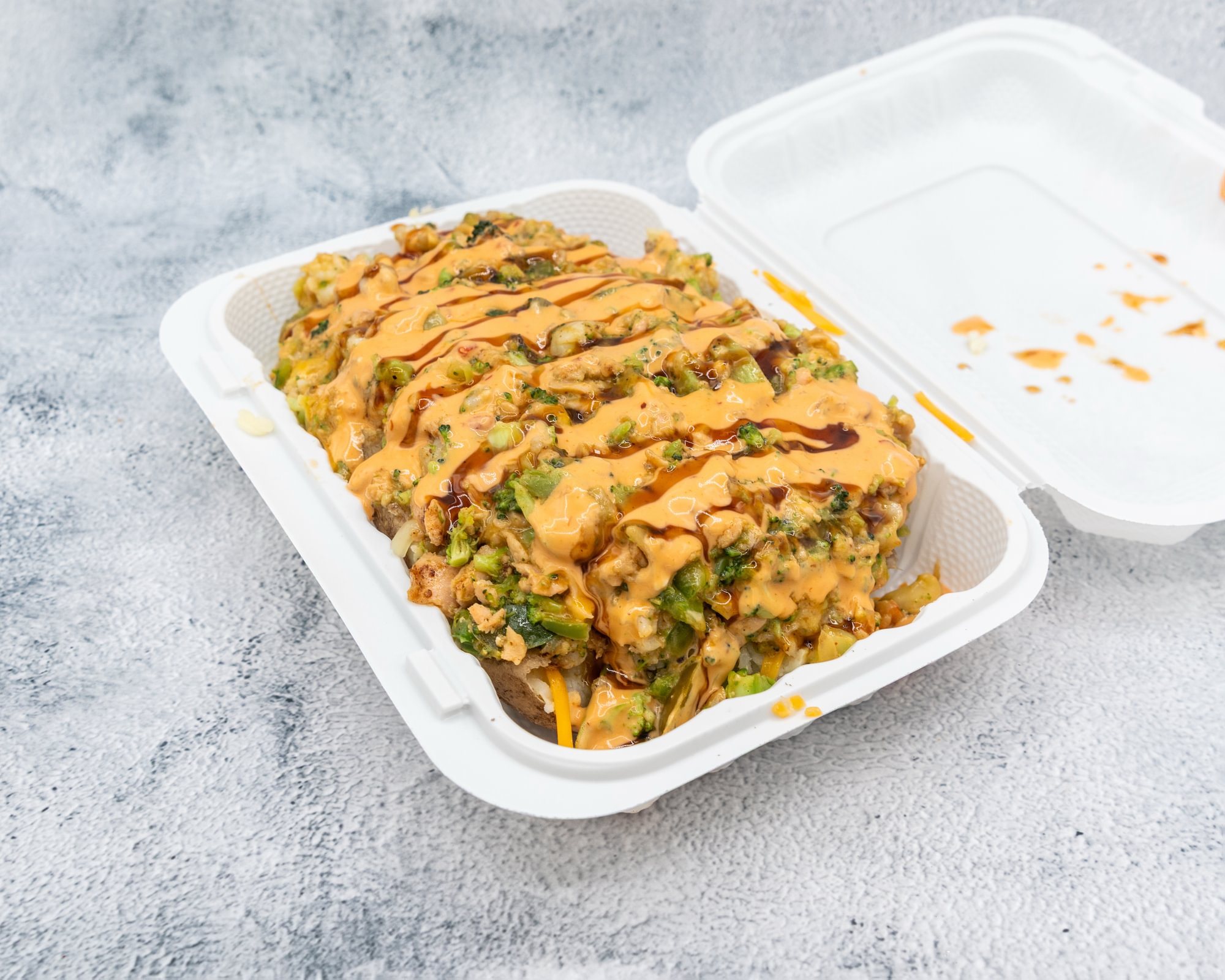 Seafood Cheesesteak Potato
