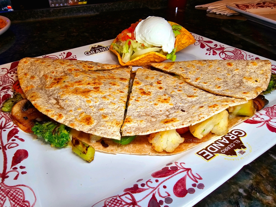 Veggie Fajita Quesadilla