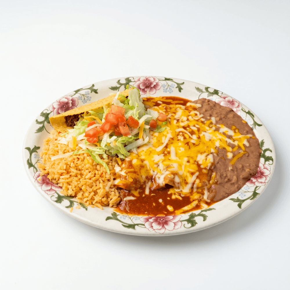 Two Enchiladas & One Taco