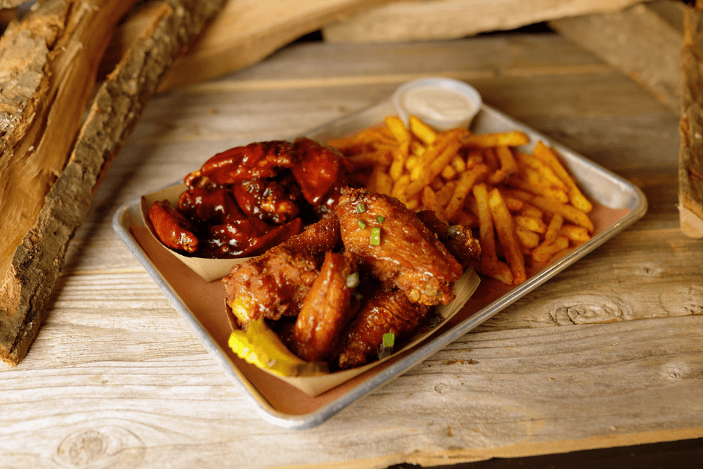Wings W/Fries