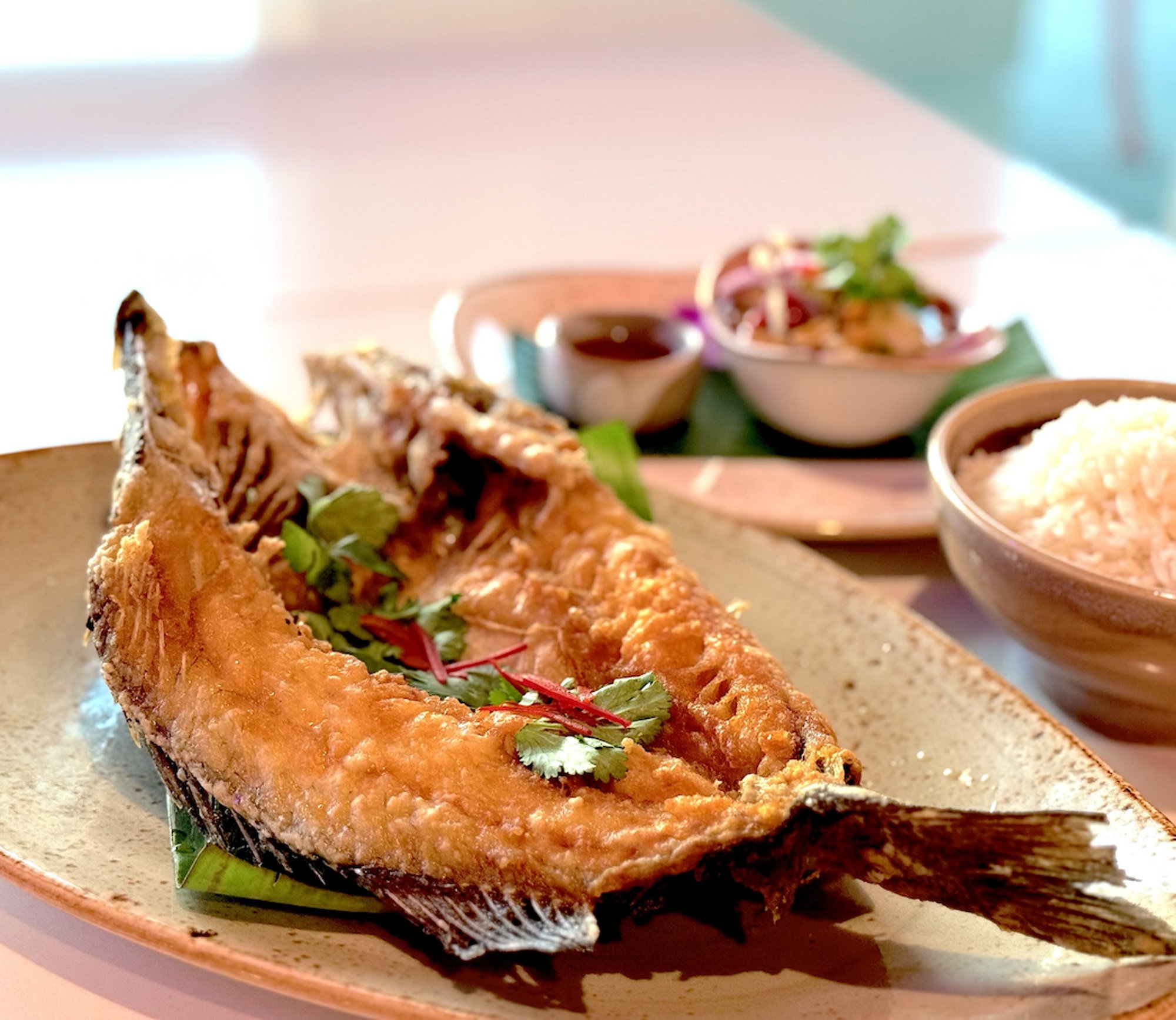 Crispy Whole Sea Bass