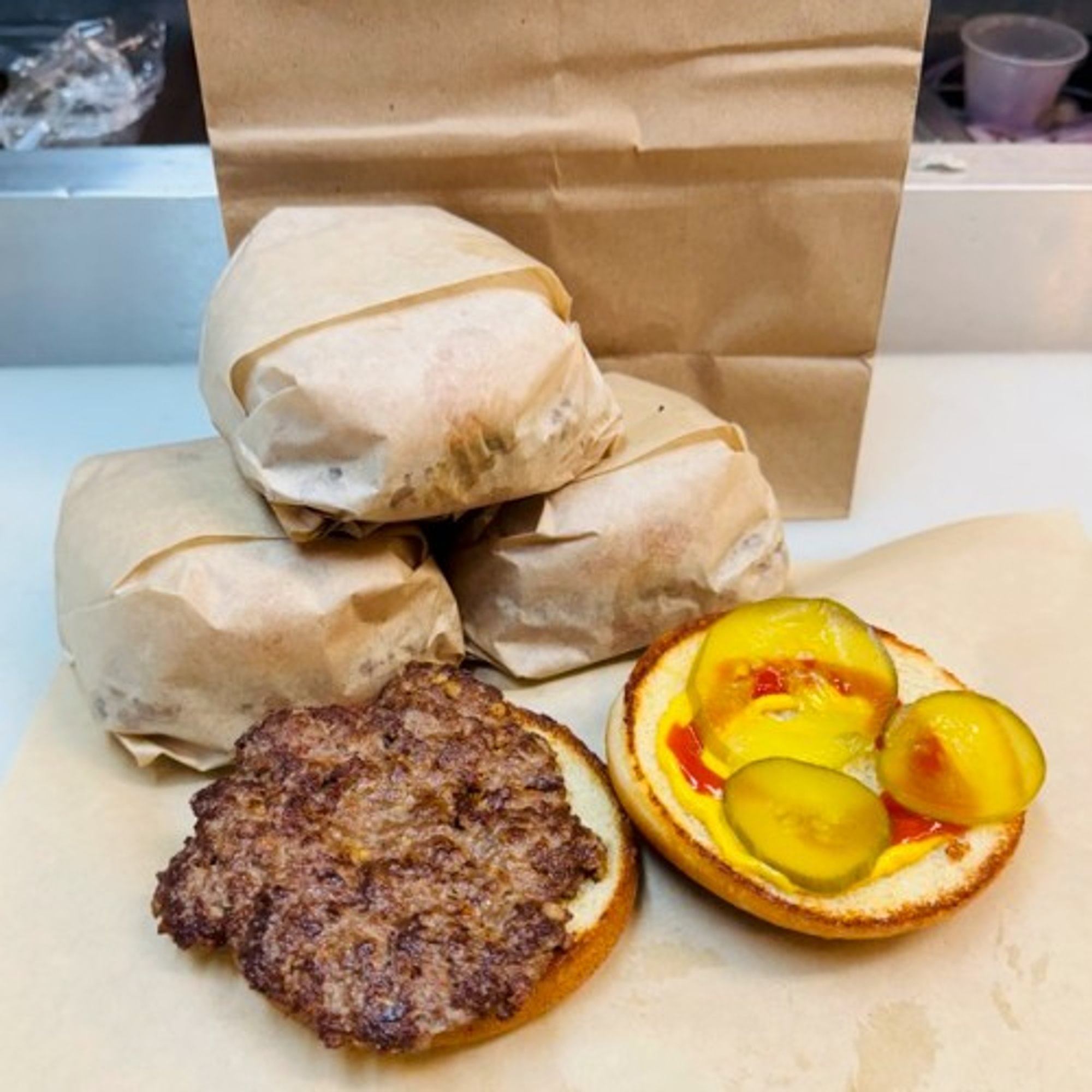 Little Big Burger Bag Size