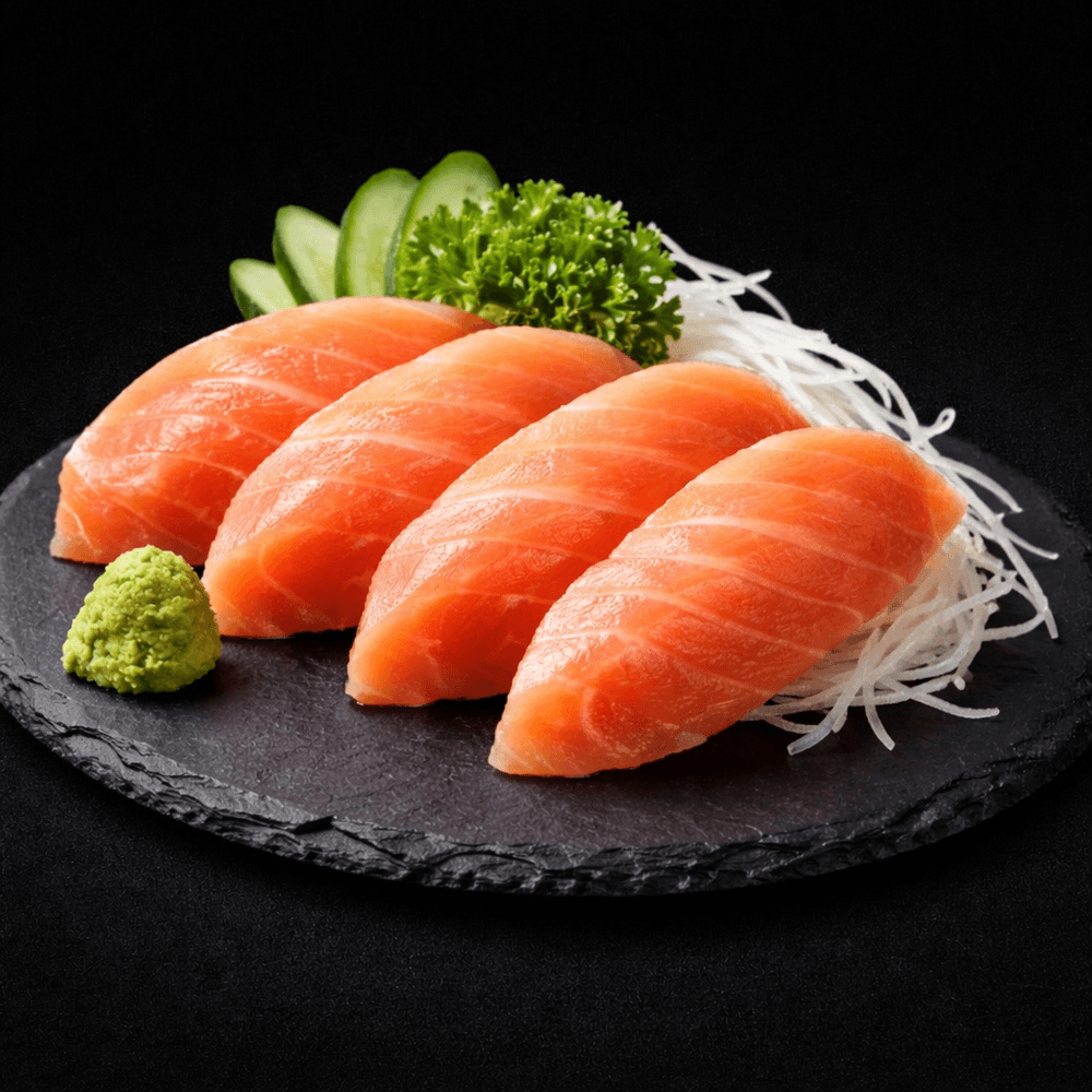 Smoke Salmon Sashimi