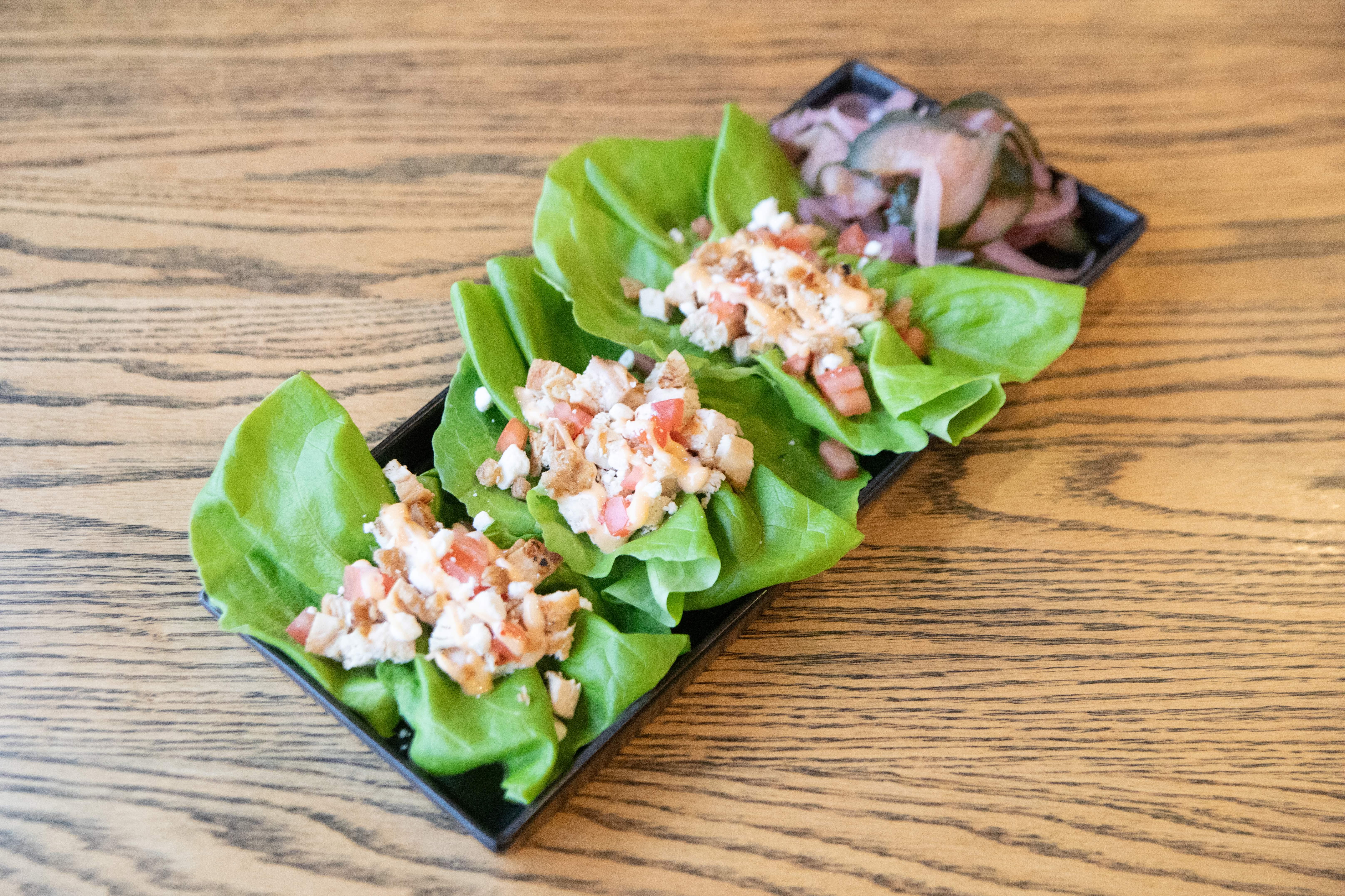 Grilled Chicken Lettuce Wraps