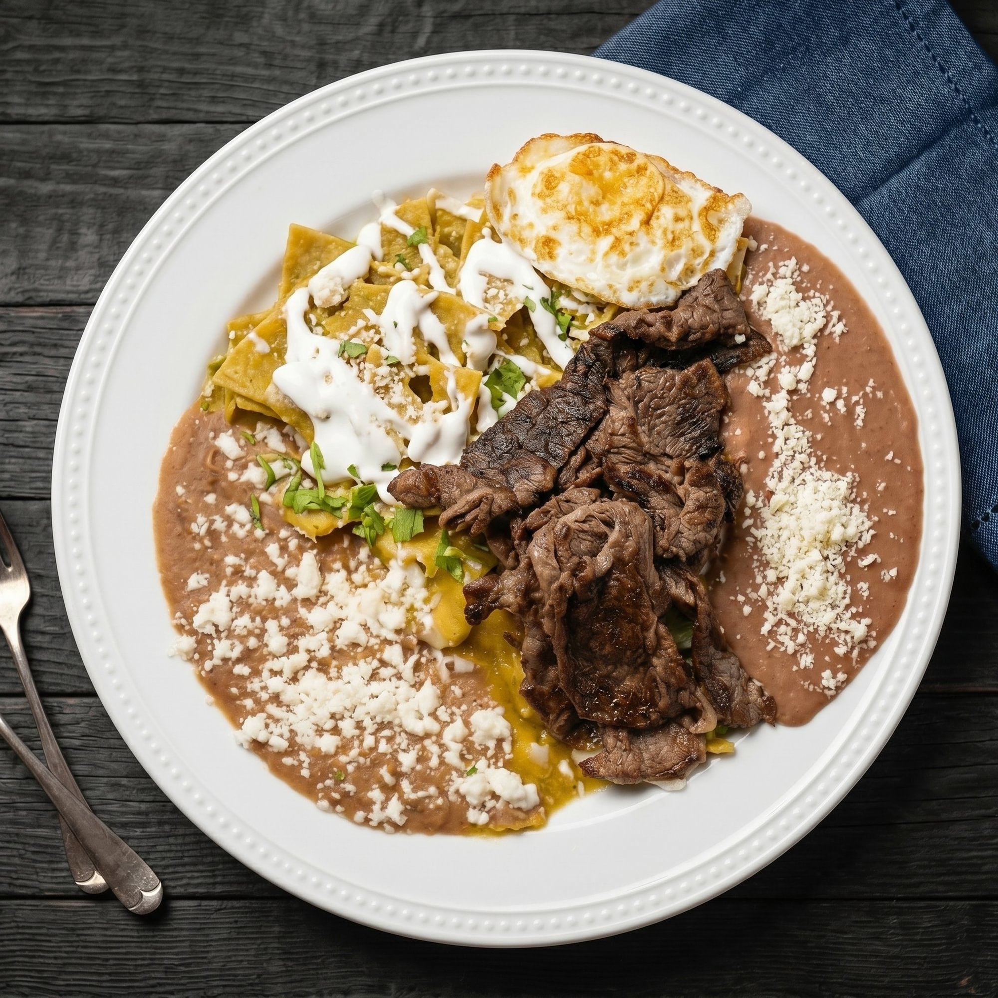 Chilaquiles Con Carne Asada
