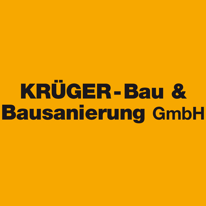 Logo von KRÜGER-Bau & Bausanierung GmbH