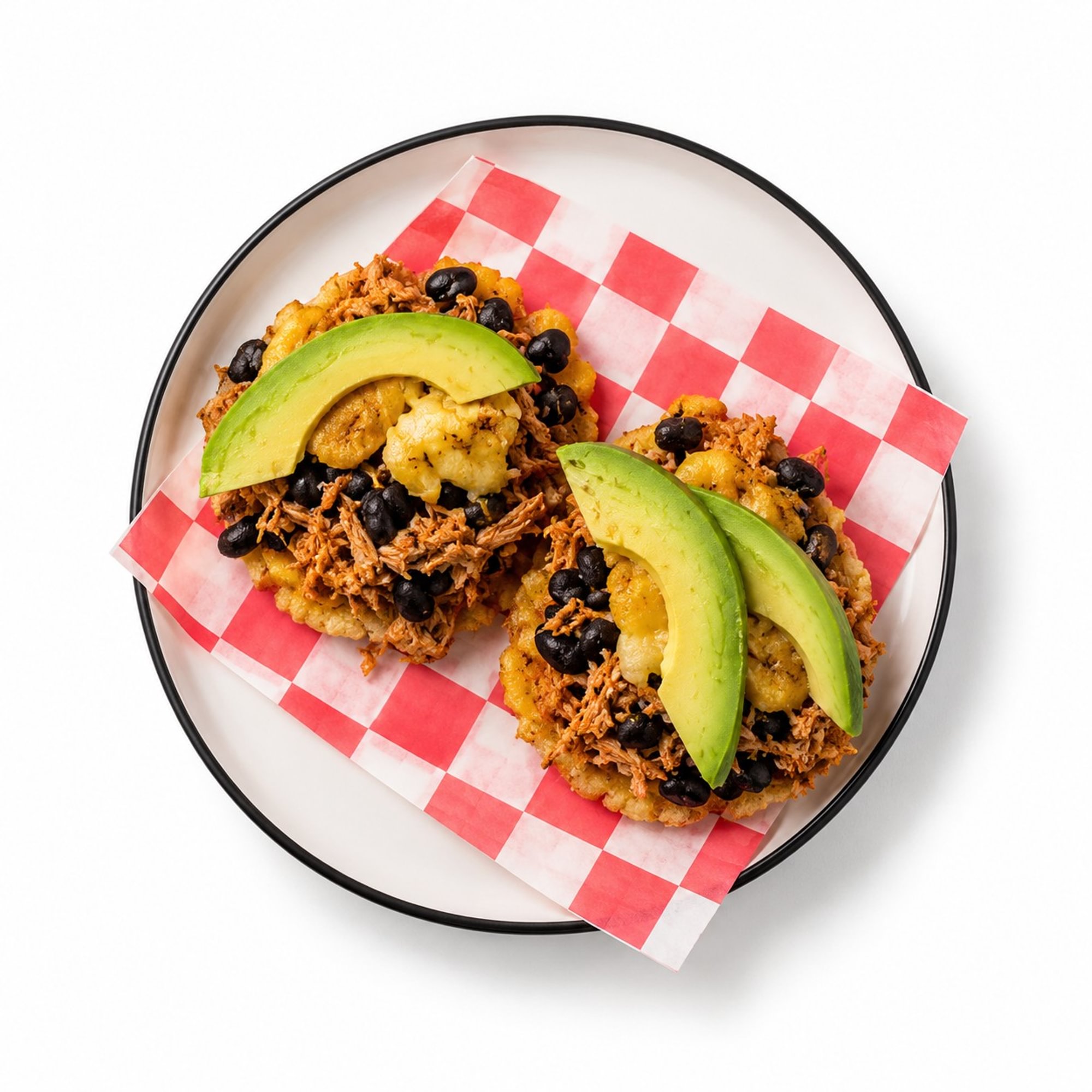 Carne Mechada Tostones