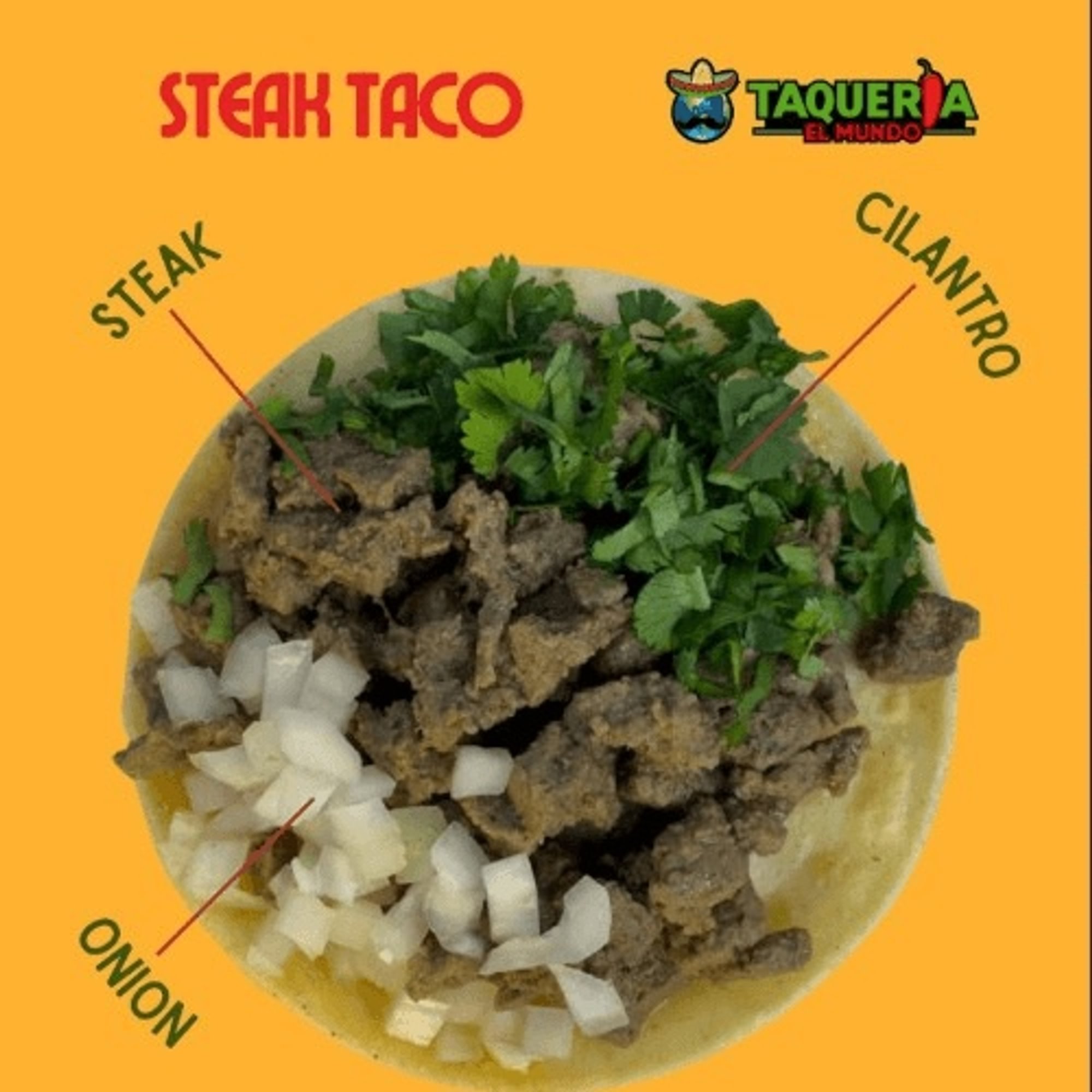 Brisket taco
