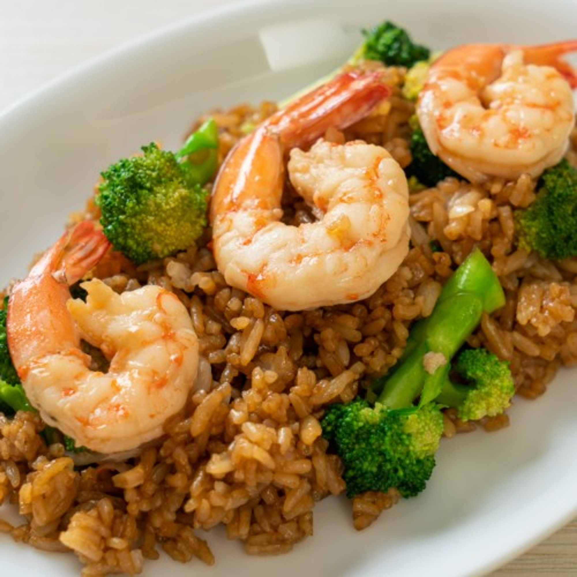 Shrimp Rice Plate