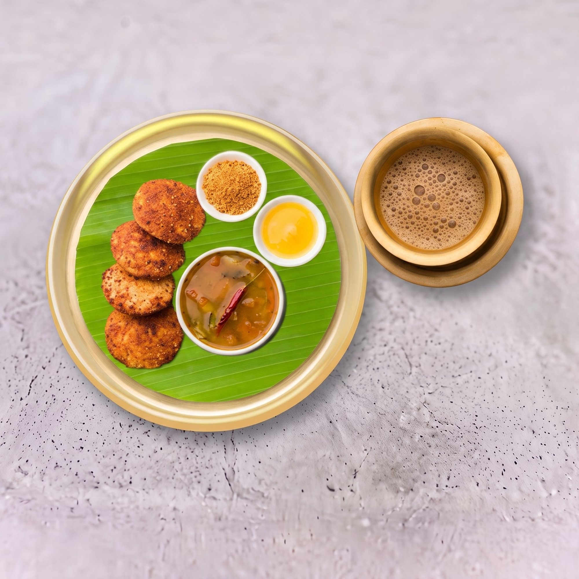 Ghee Karam Idli